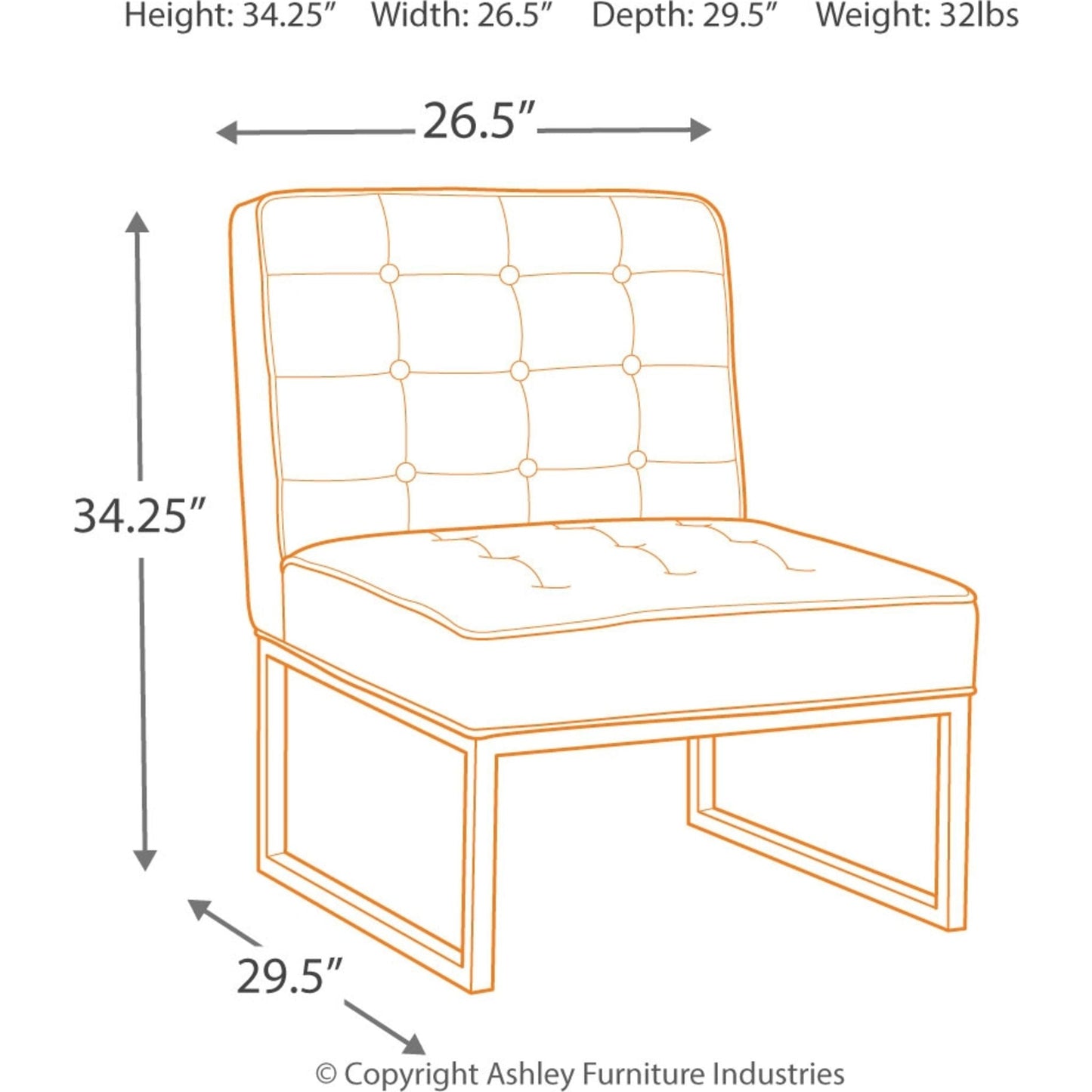 Fauteuil d'appoint Cimarosse - Gris