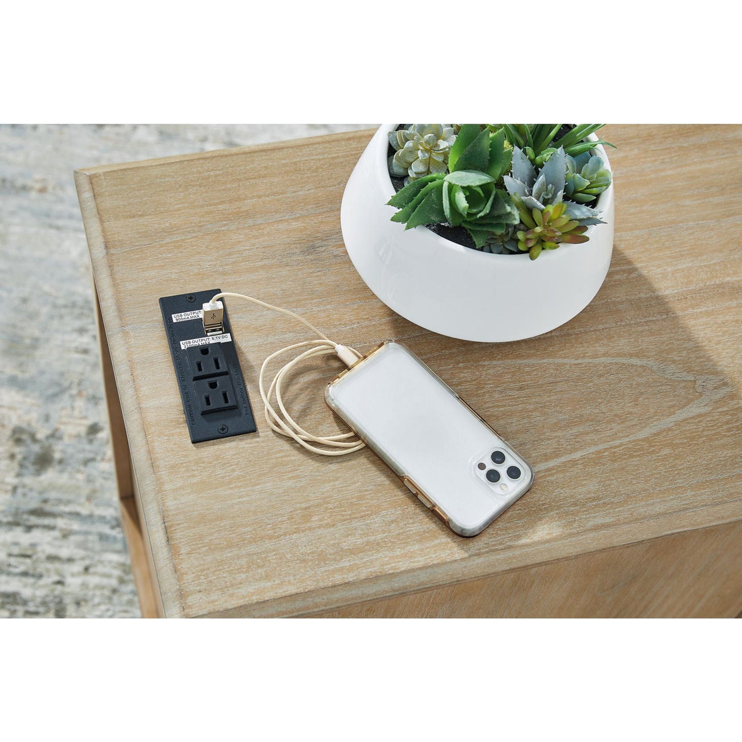 Table d'appoint Devonsted Chair - Marron clair