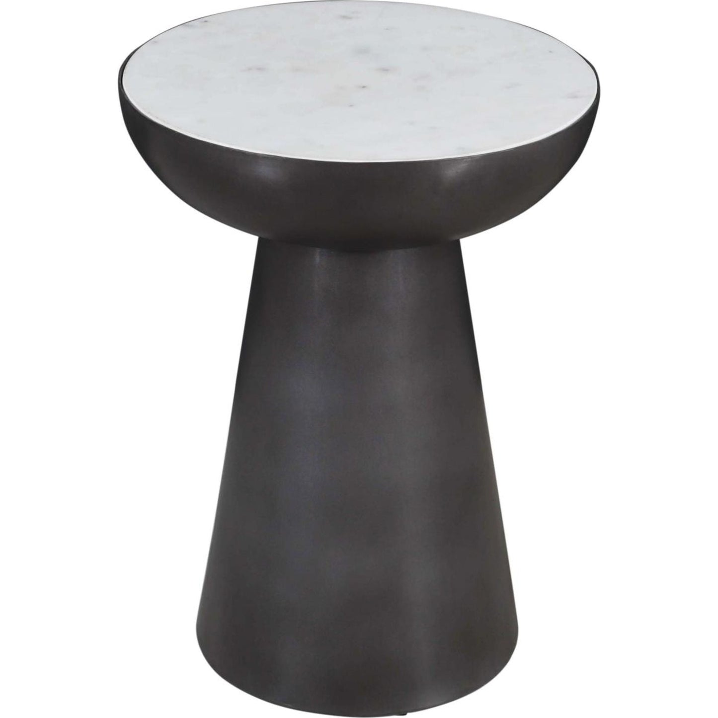 Table d'appoint Circularity - Blanc et bronze