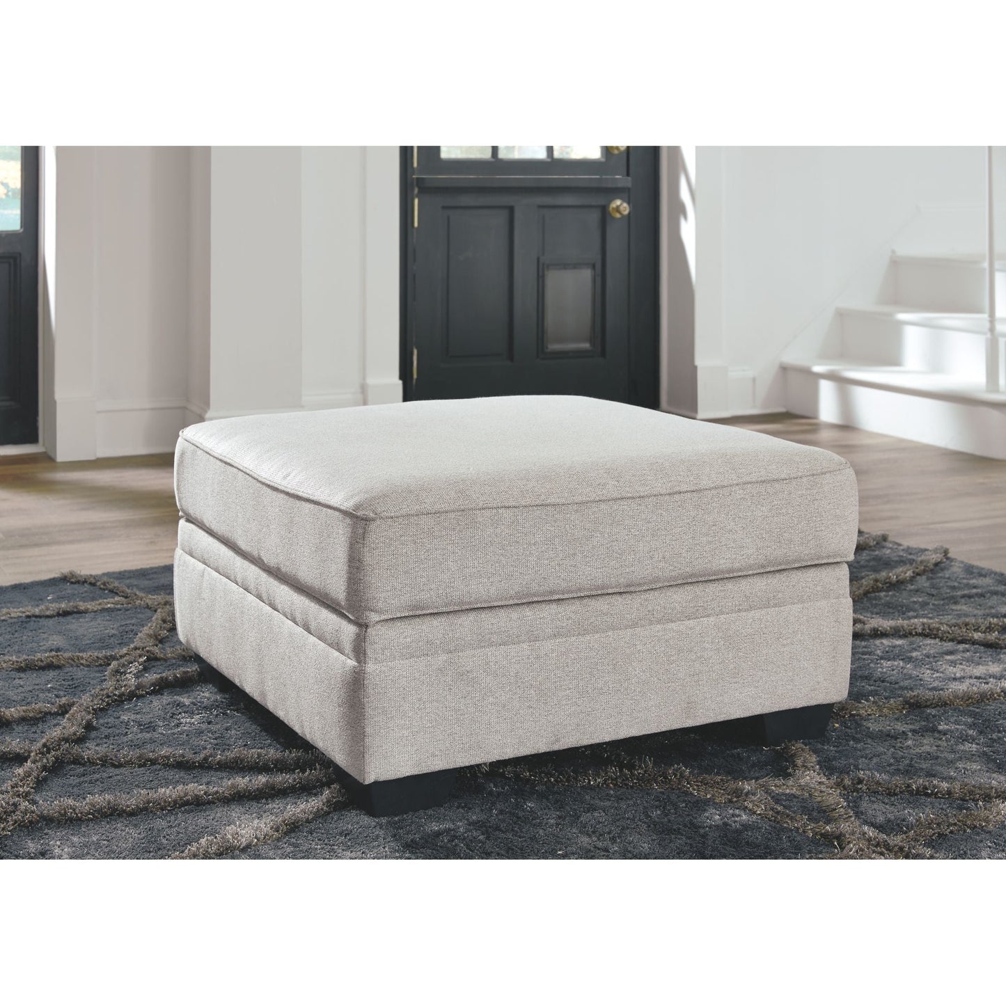 Pouf de rangement Dellara - Craie