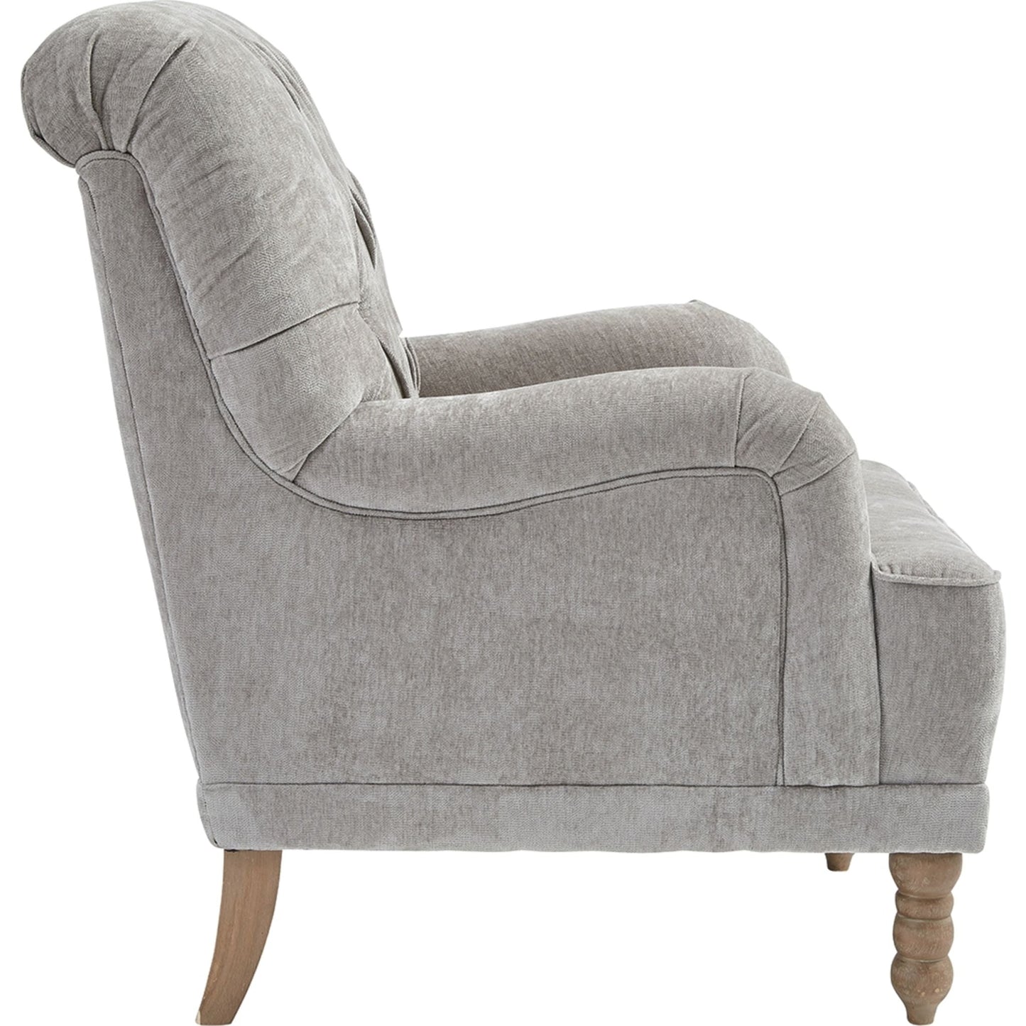 Fauteuil d'appoint Dinara - Gris tourterelle