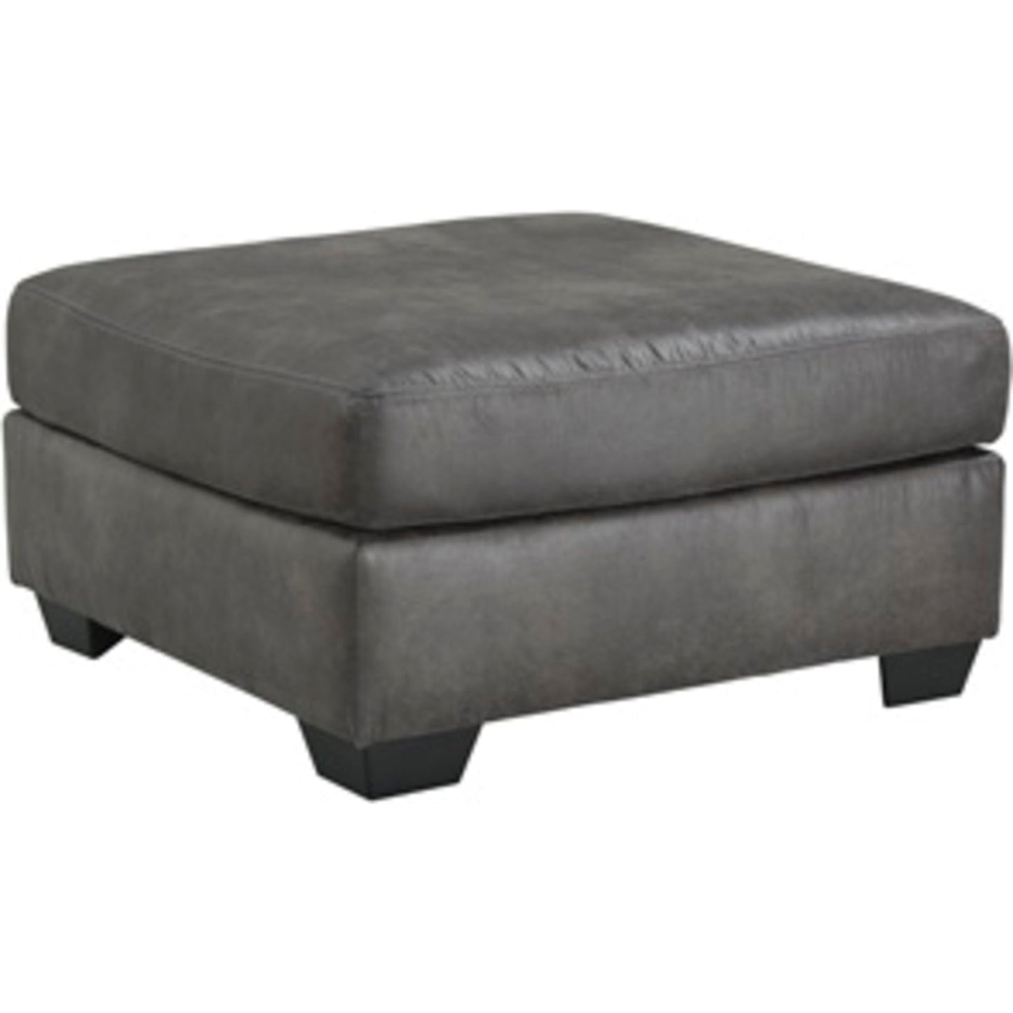 Pouf d'appoint surdimensionné Bladen - Ardoise