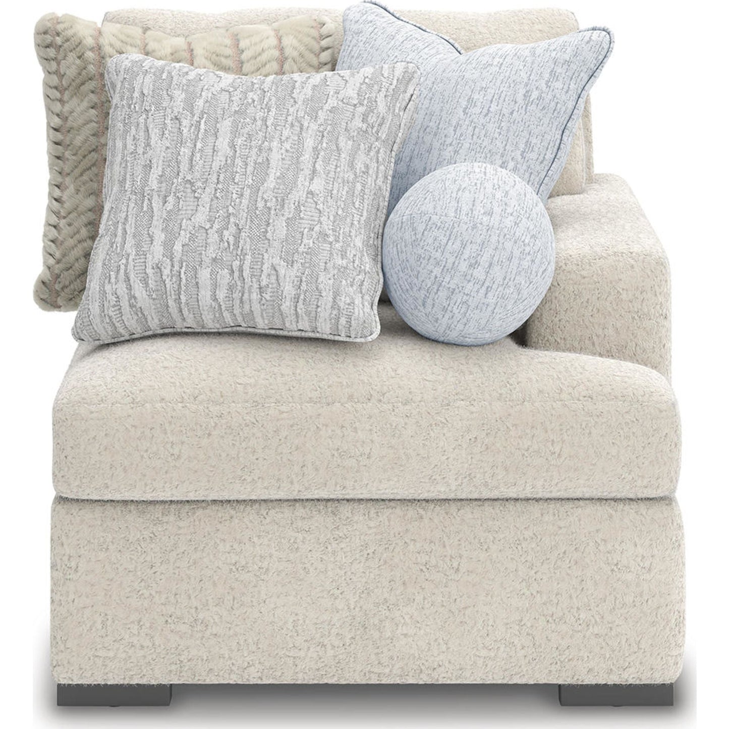 Canapé modulable Cuddle Plush 8 pièces avec poufs - Arctic