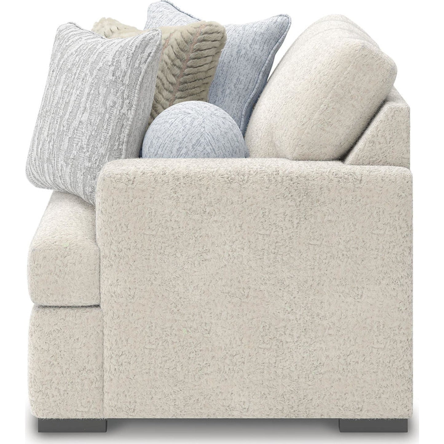Canapé modulable Cuddle Plush 8 pièces avec poufs - Arctic