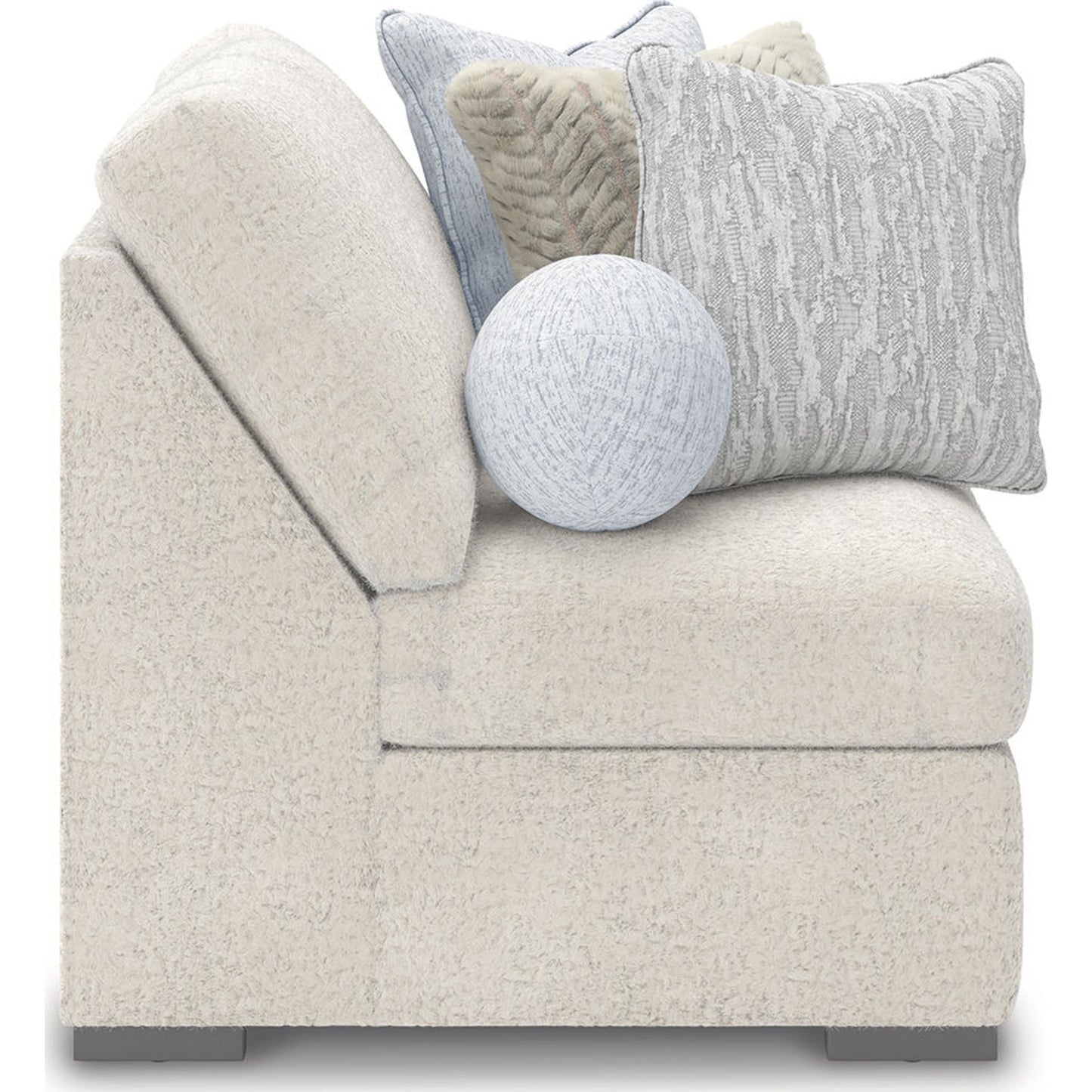 Canapé modulable Cuddle Plush 8 pièces avec poufs - Arctic