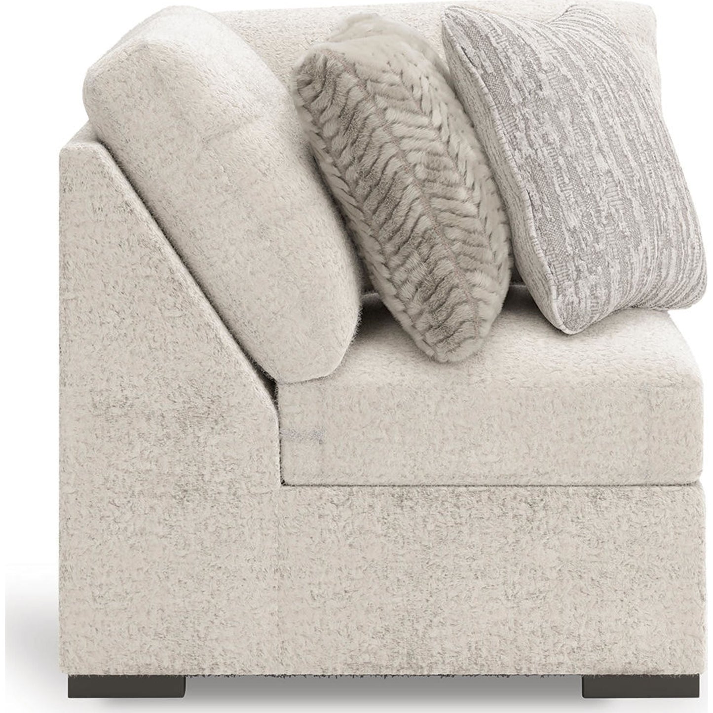 Canapé modulable Cuddle Plush 8 pièces avec poufs - Arctic