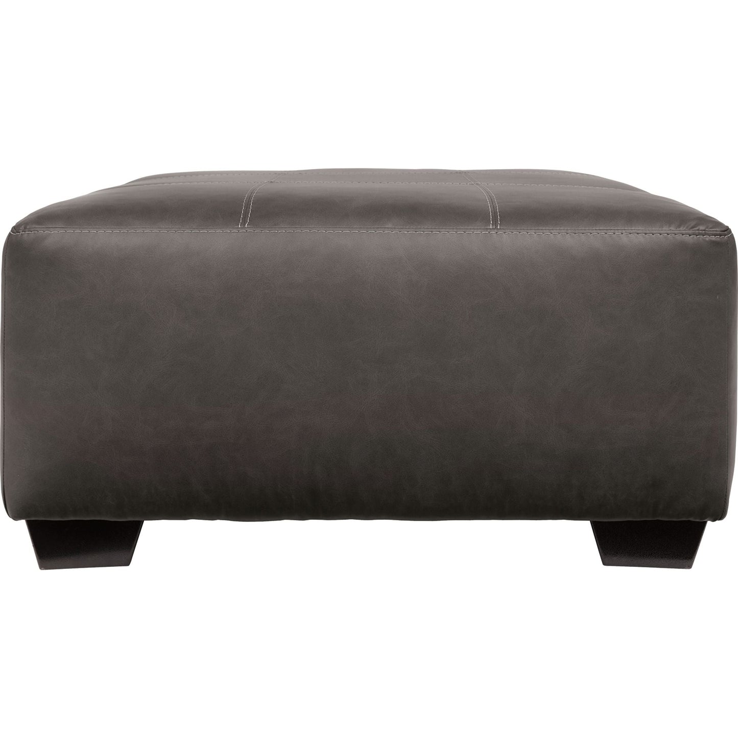 Pouf d'appoint surdimensionné Aberton - Gris