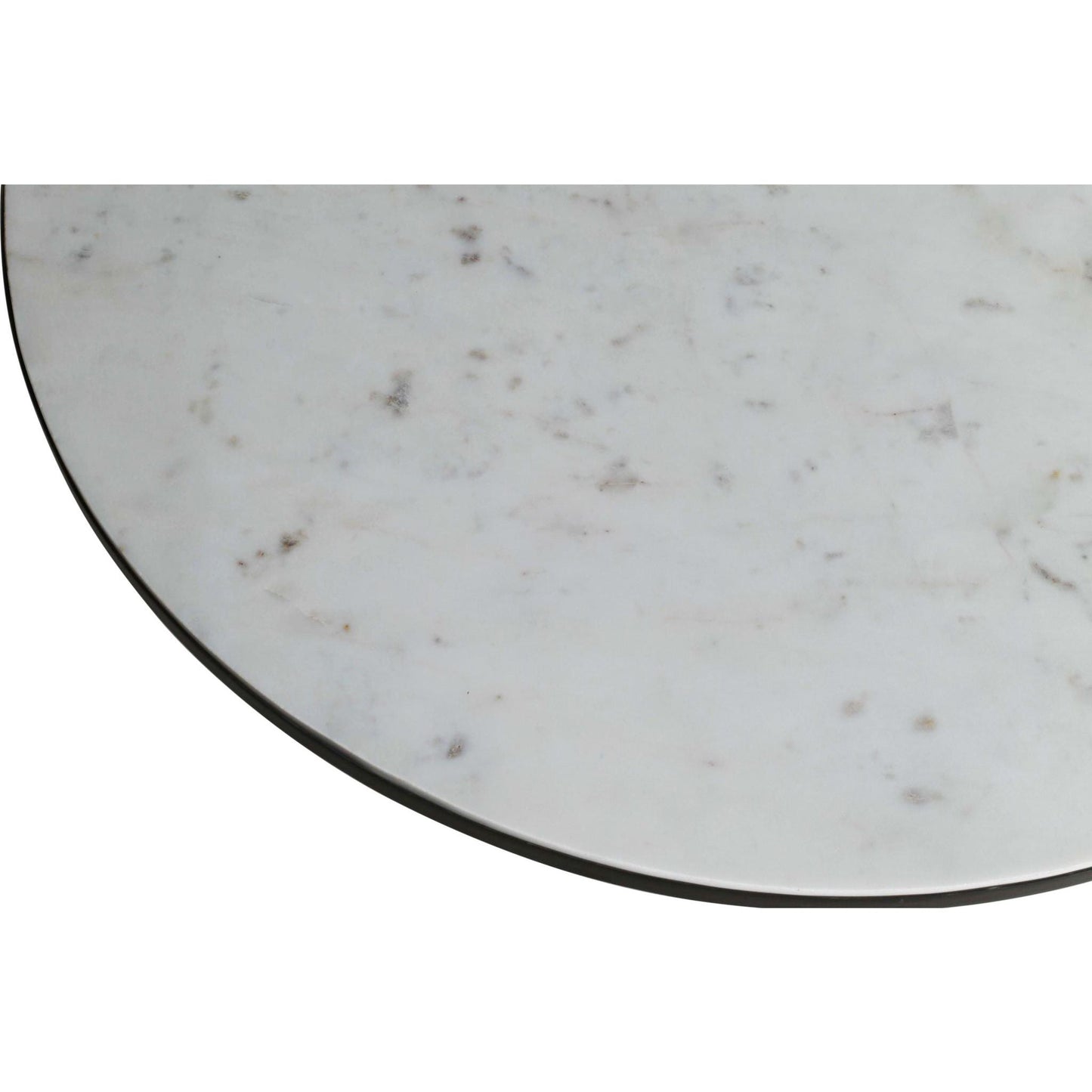 Table basse Circularity - Blanc et bronze