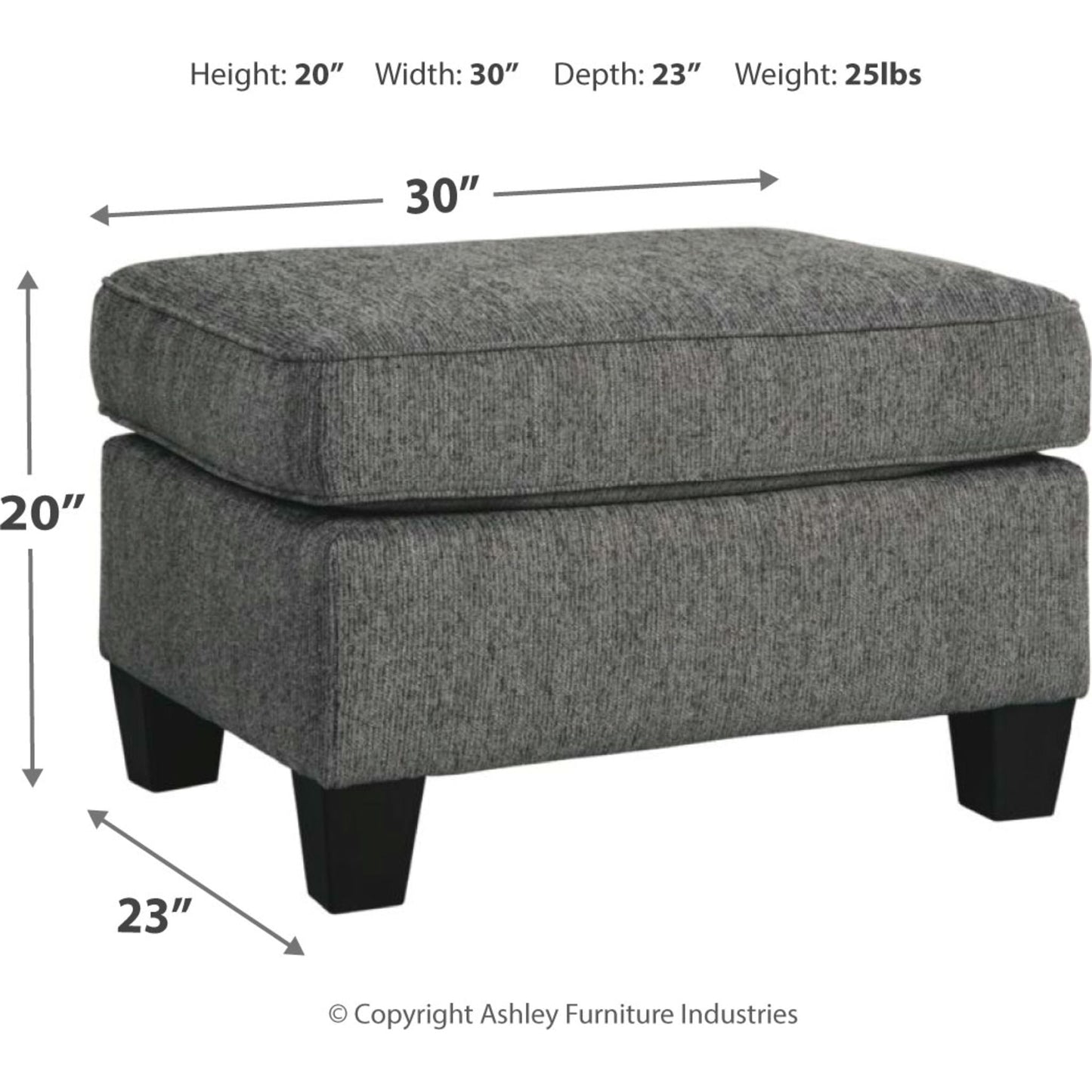Pouf Agleno - Anthracite