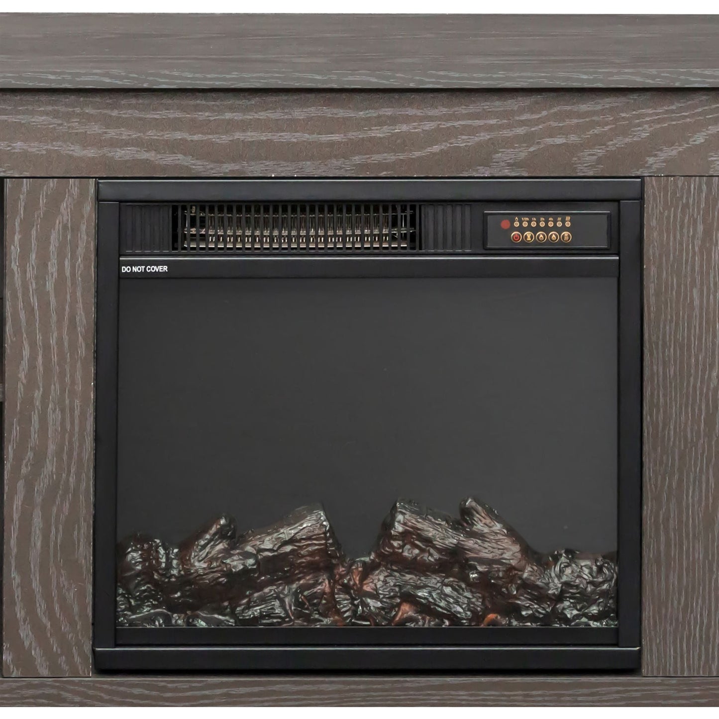 Meuble TV Brenna avec cheminée
