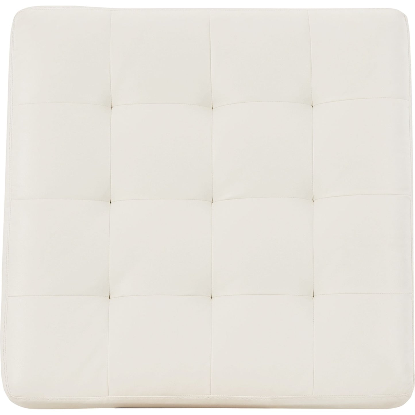 Pouf d'appoint surdimensionné Donlen - Blanc