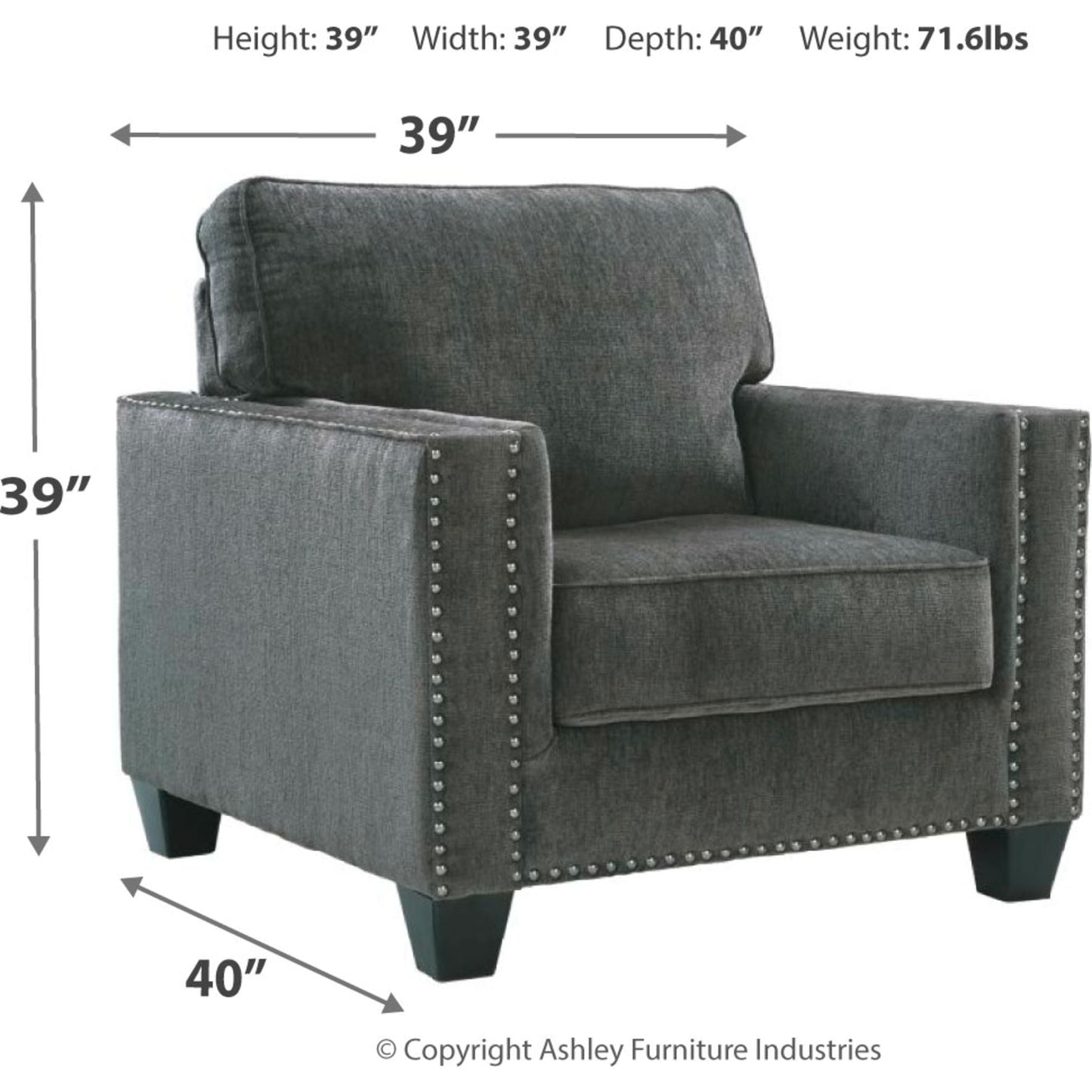 Chaise Dilanger - Fumée