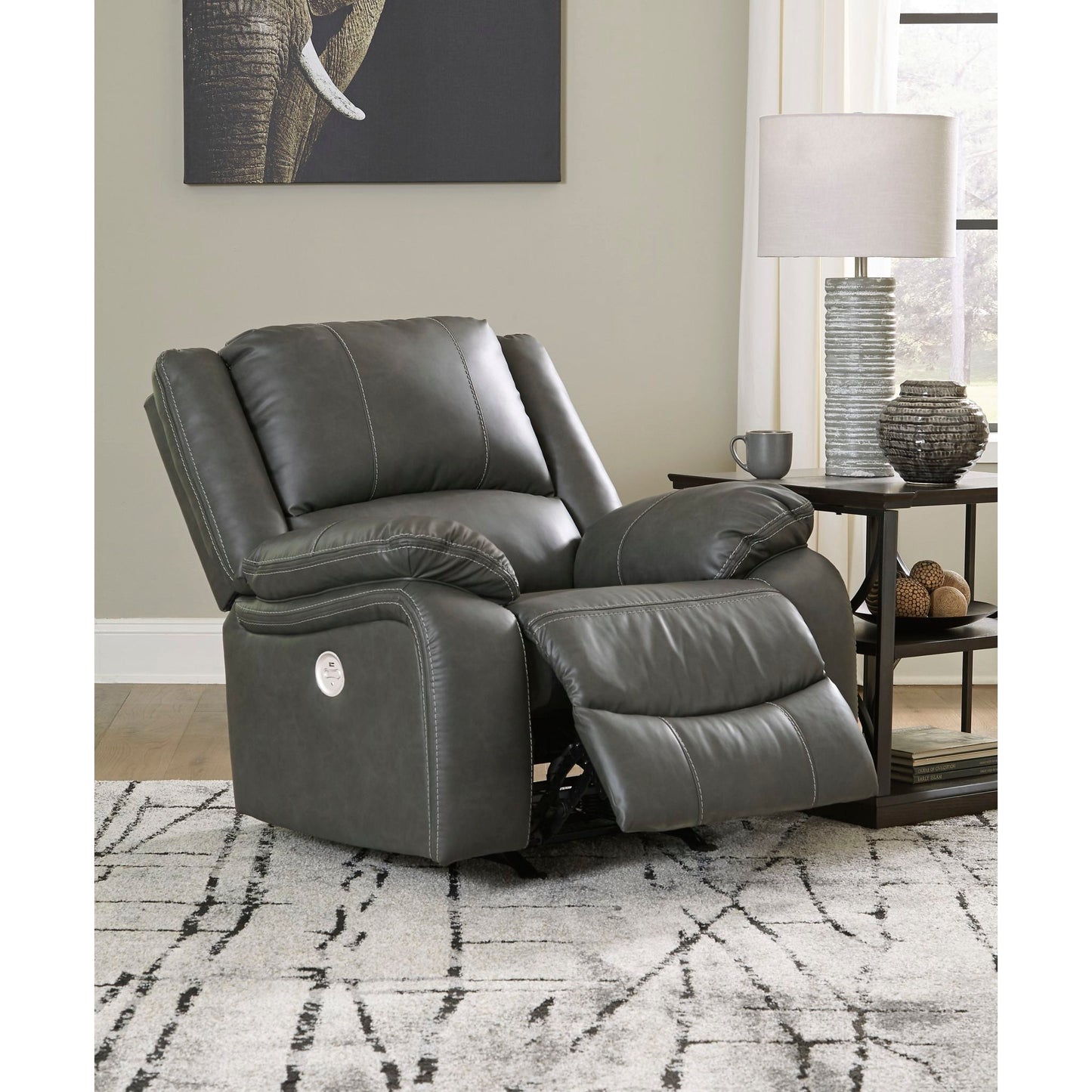 Fauteuil inclinable à bascule électrique Calderwell - Gris