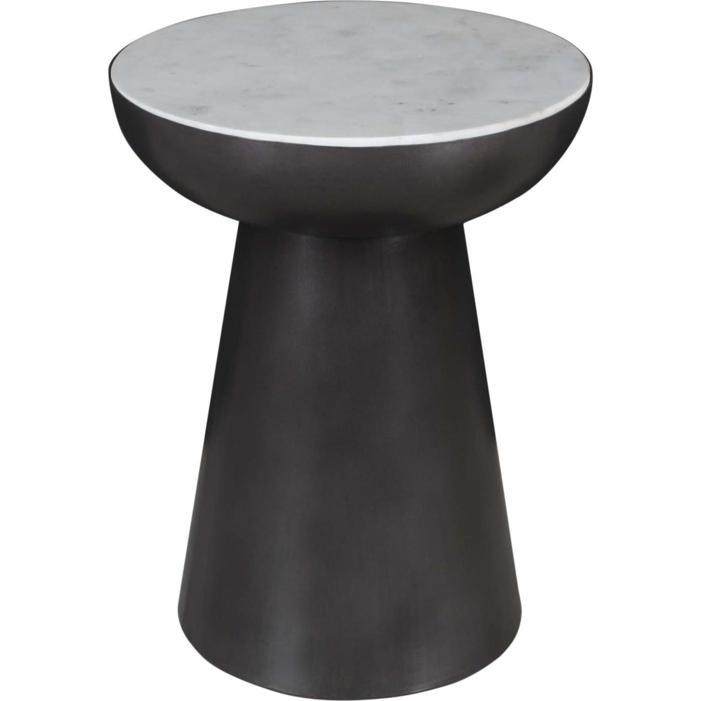 Table d'appoint Circularity - Blanc et bronze