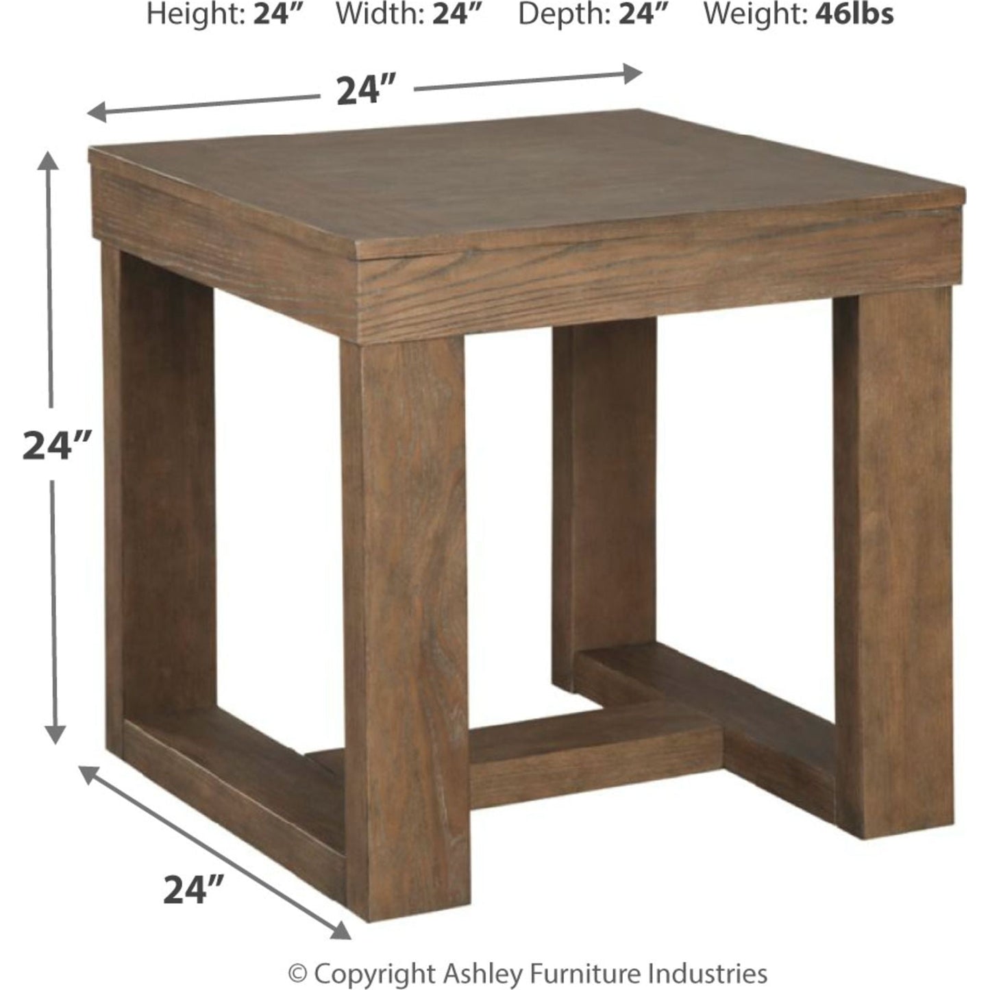 Table d'appoint Cariton - Gris