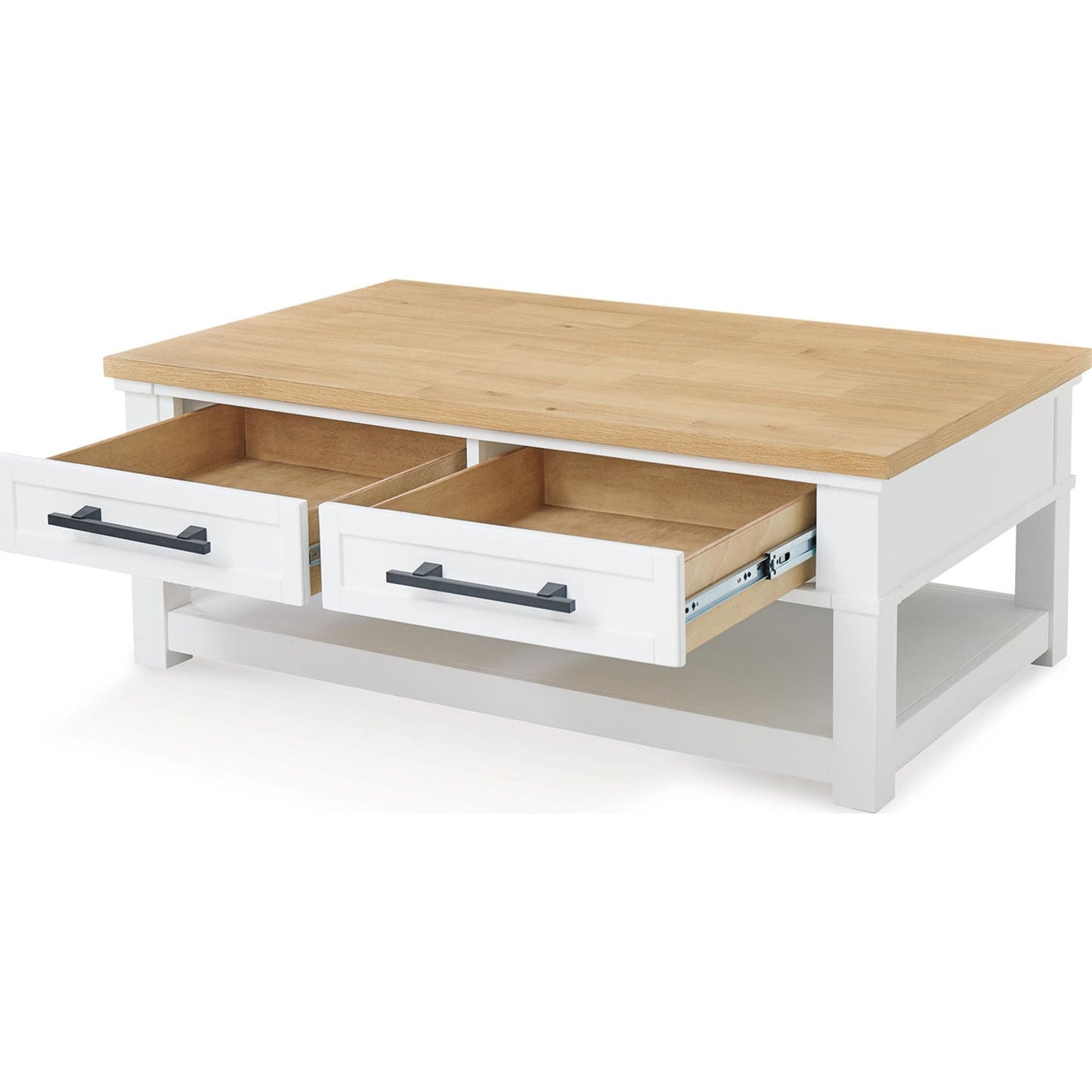 Table basse Ashbryn - Blanc/Naturel