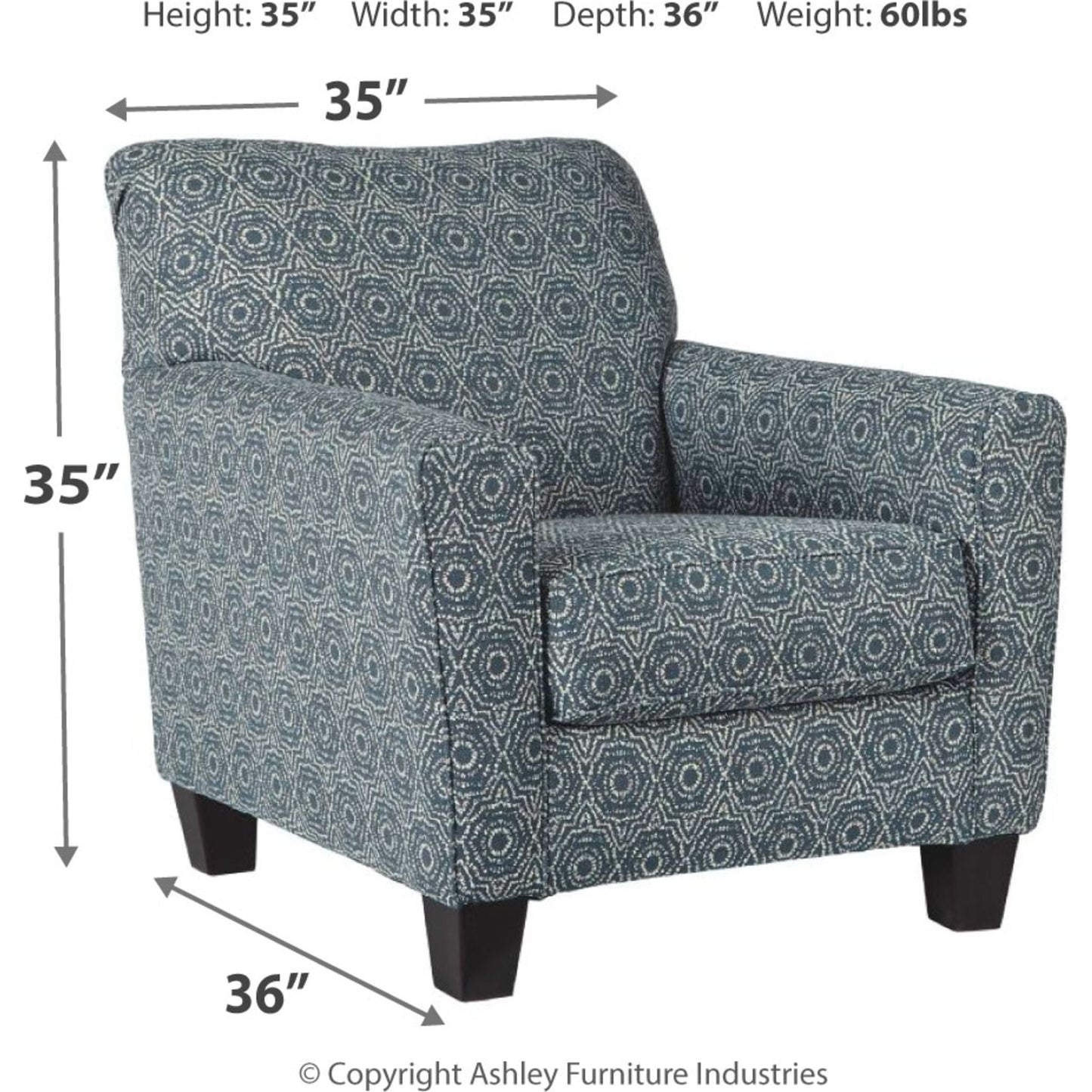 Fauteuil d'appoint Brinsmade - Minuit