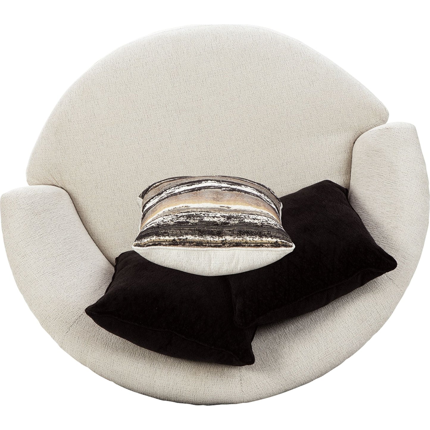 Chaise pivotante Cambri - Neige