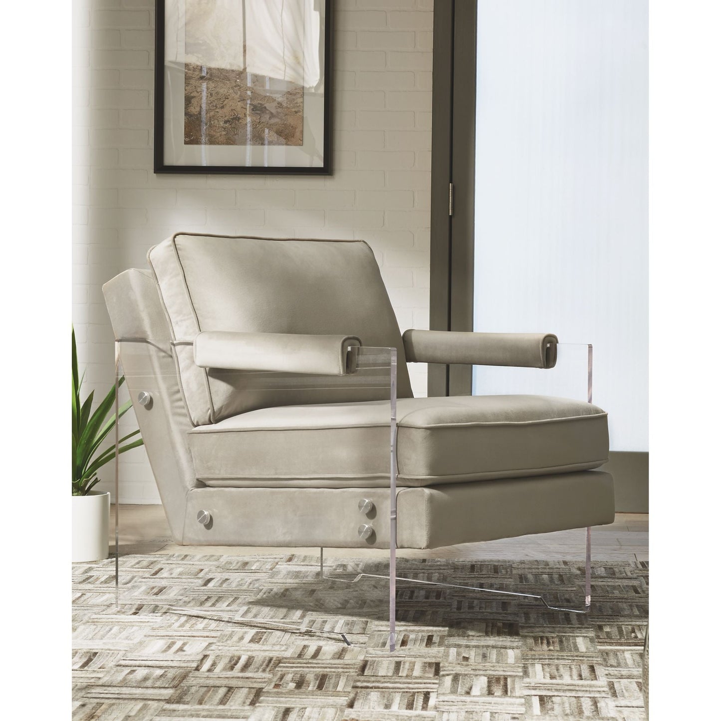 Fauteuil d'appoint Avonley - Taupe