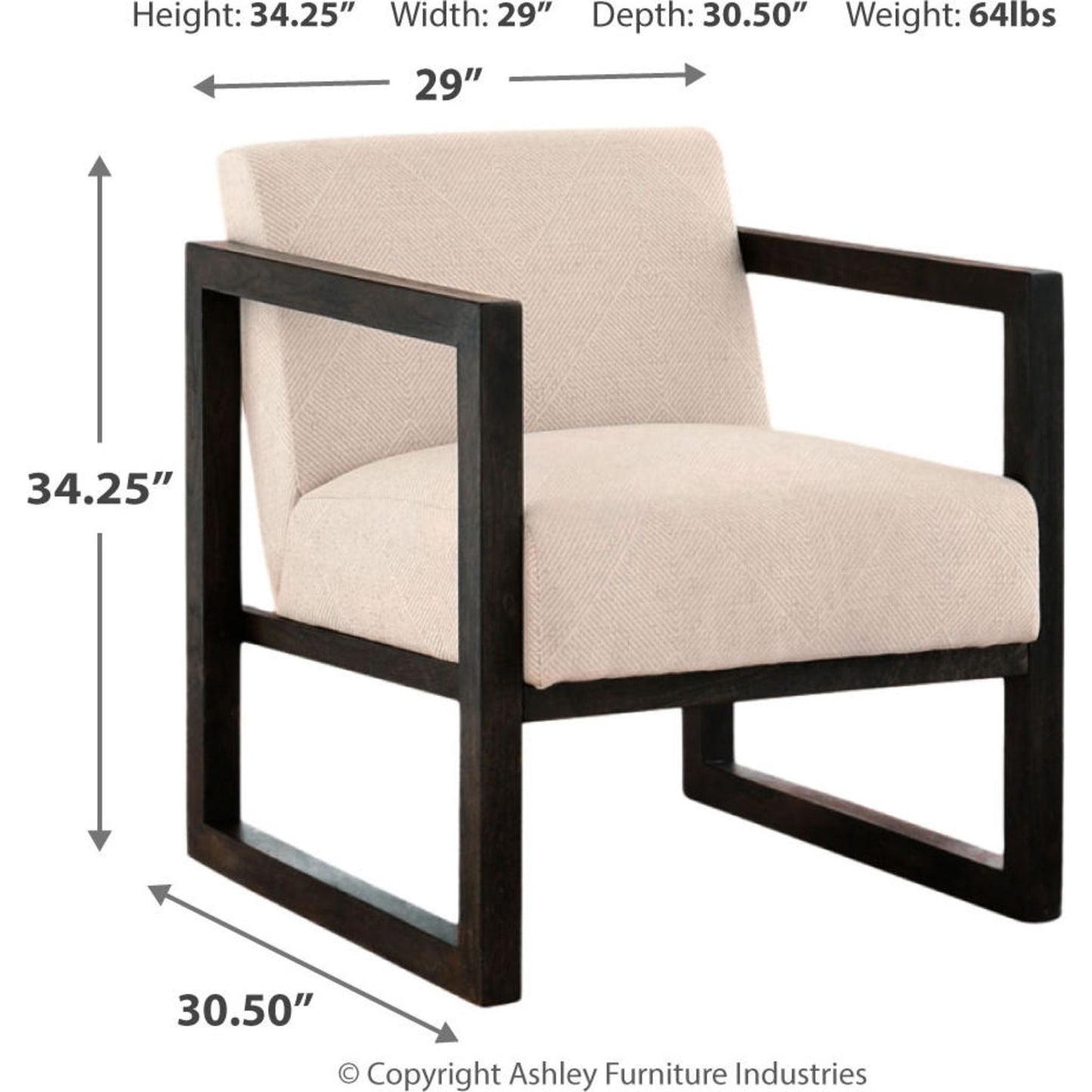 Fauteuil d'appoint Alarick - Crème