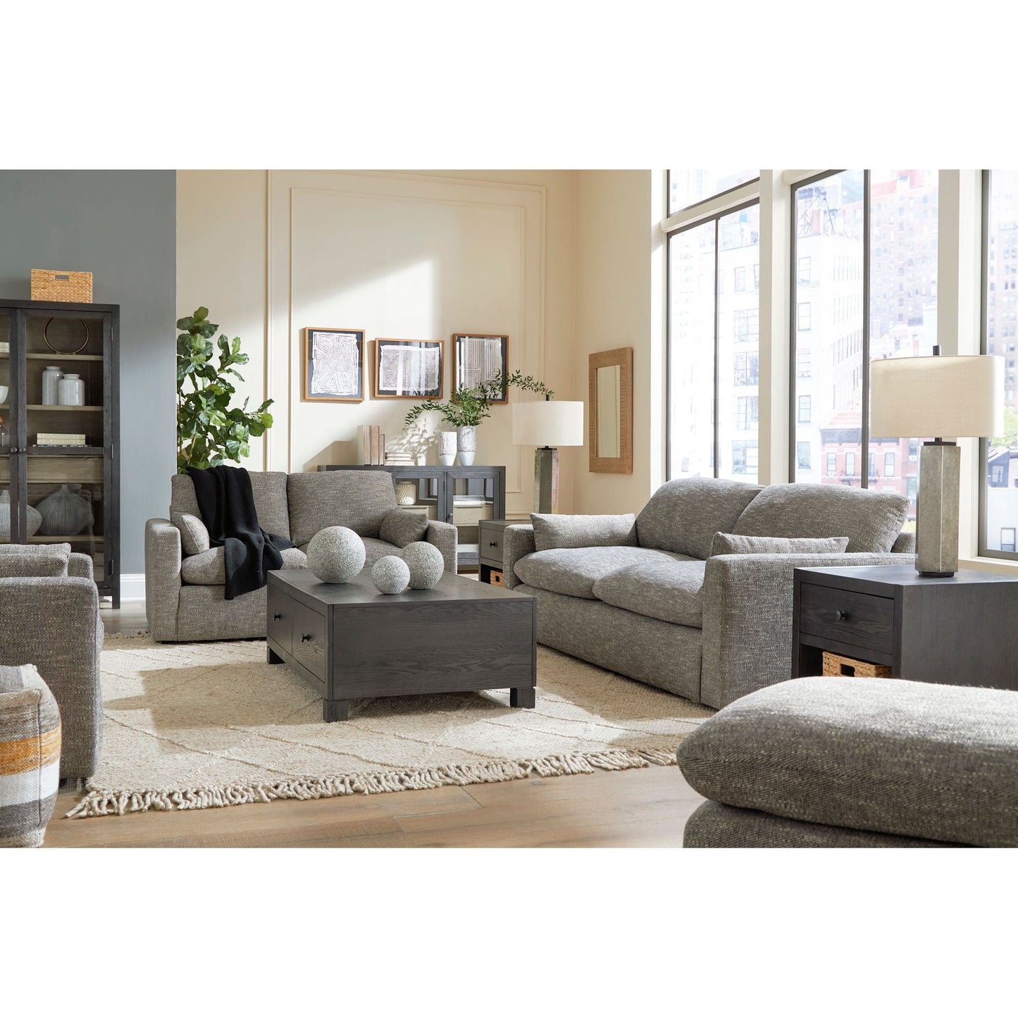Causeuse dramatique - Granit