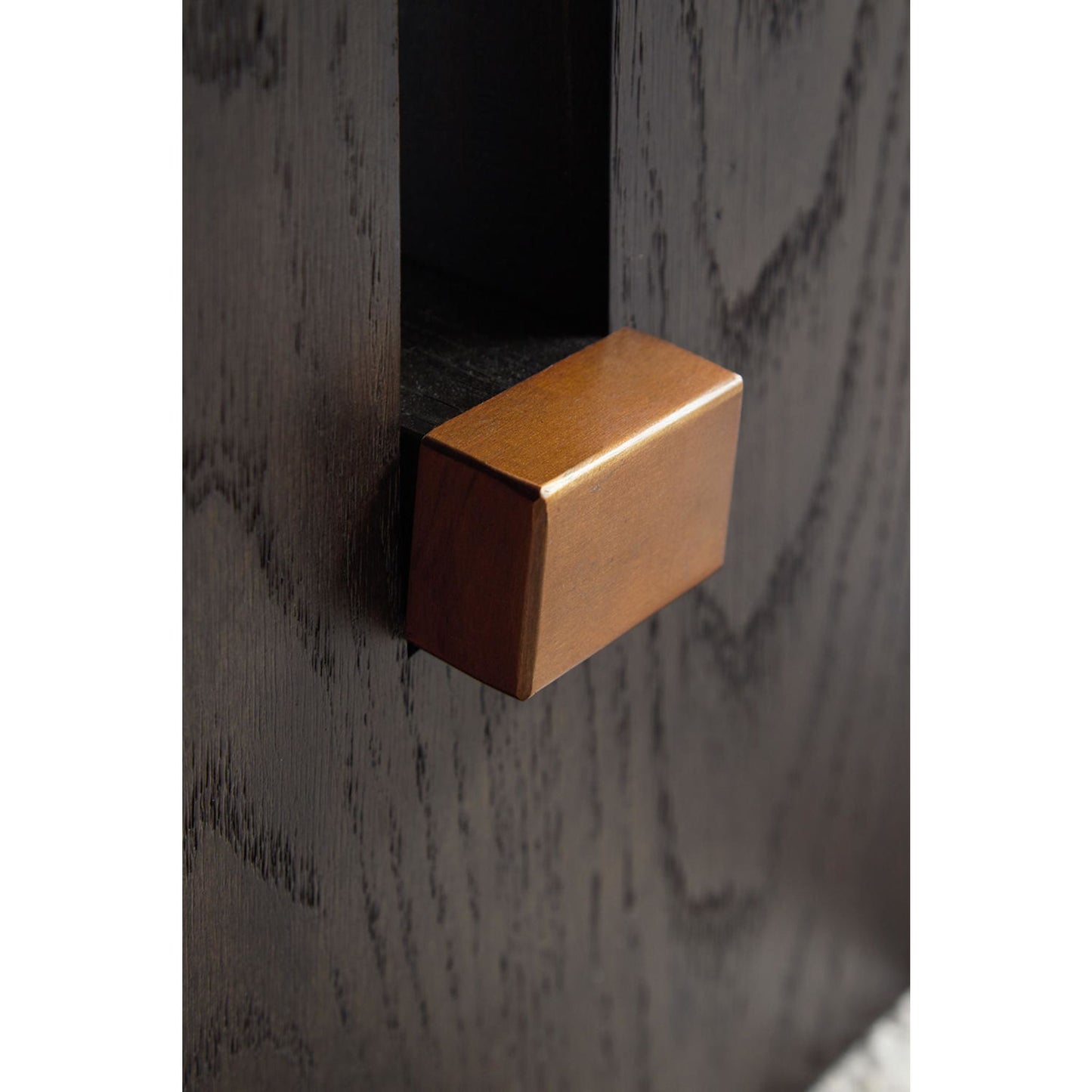 Table basse Burkhaus - Blanc/marron foncé