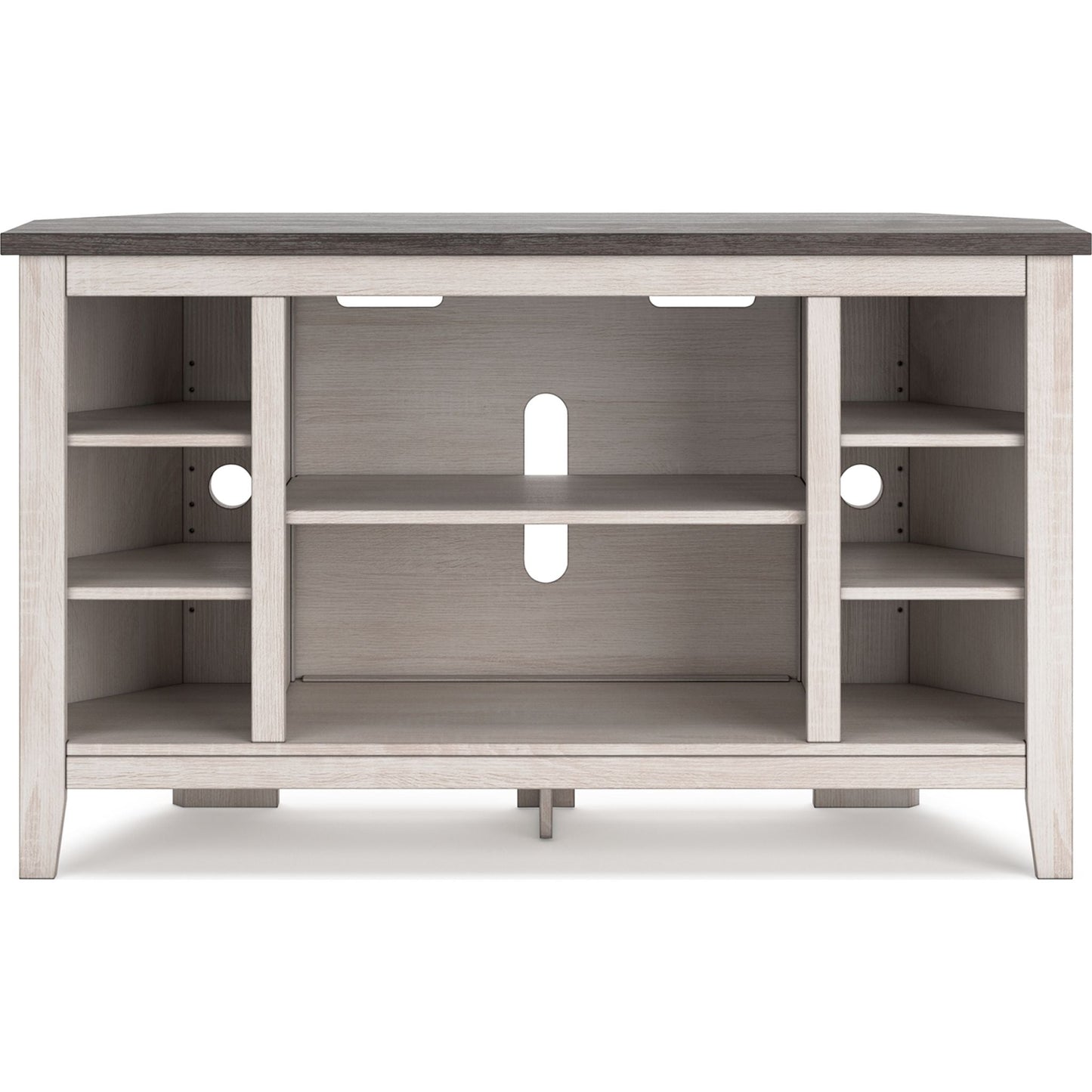Meuble TV d'angle Dorrinson - Bicolore