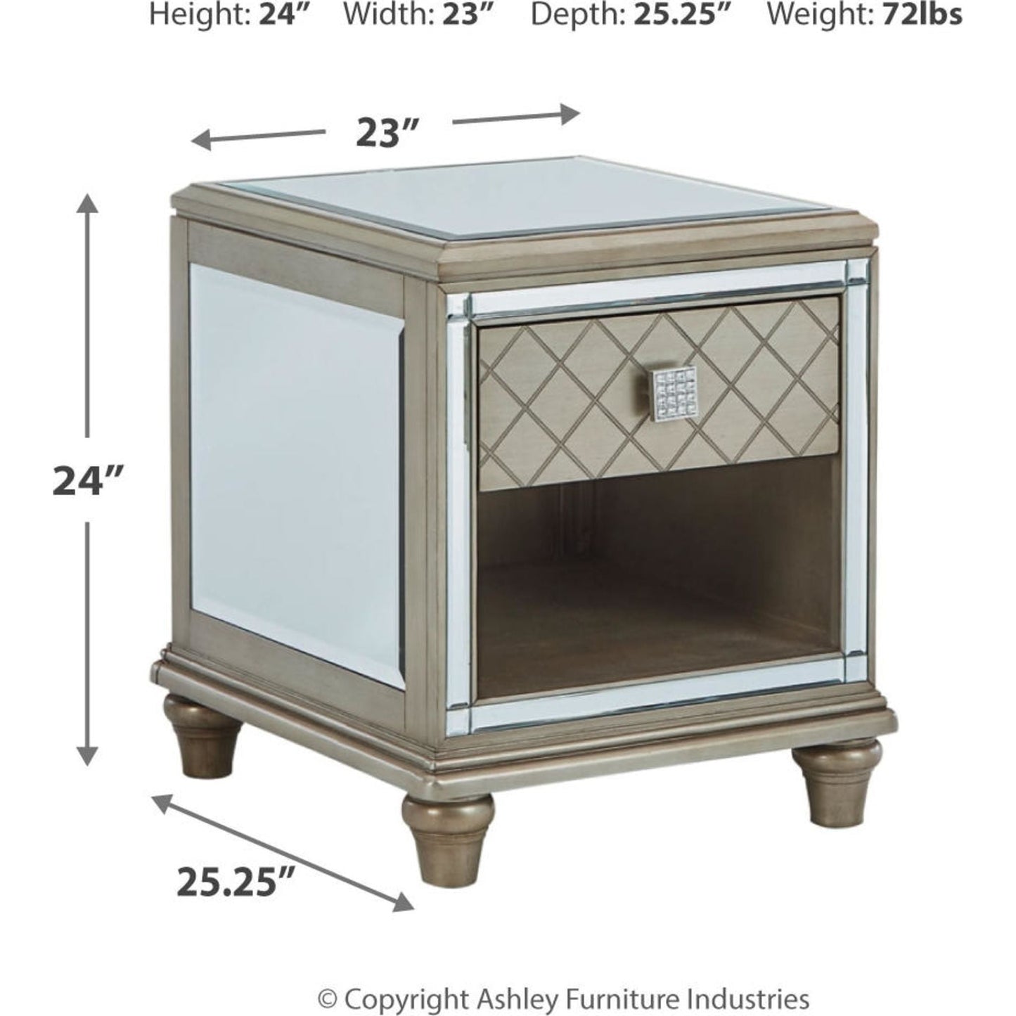Table d'appoint Chevanna - Platine