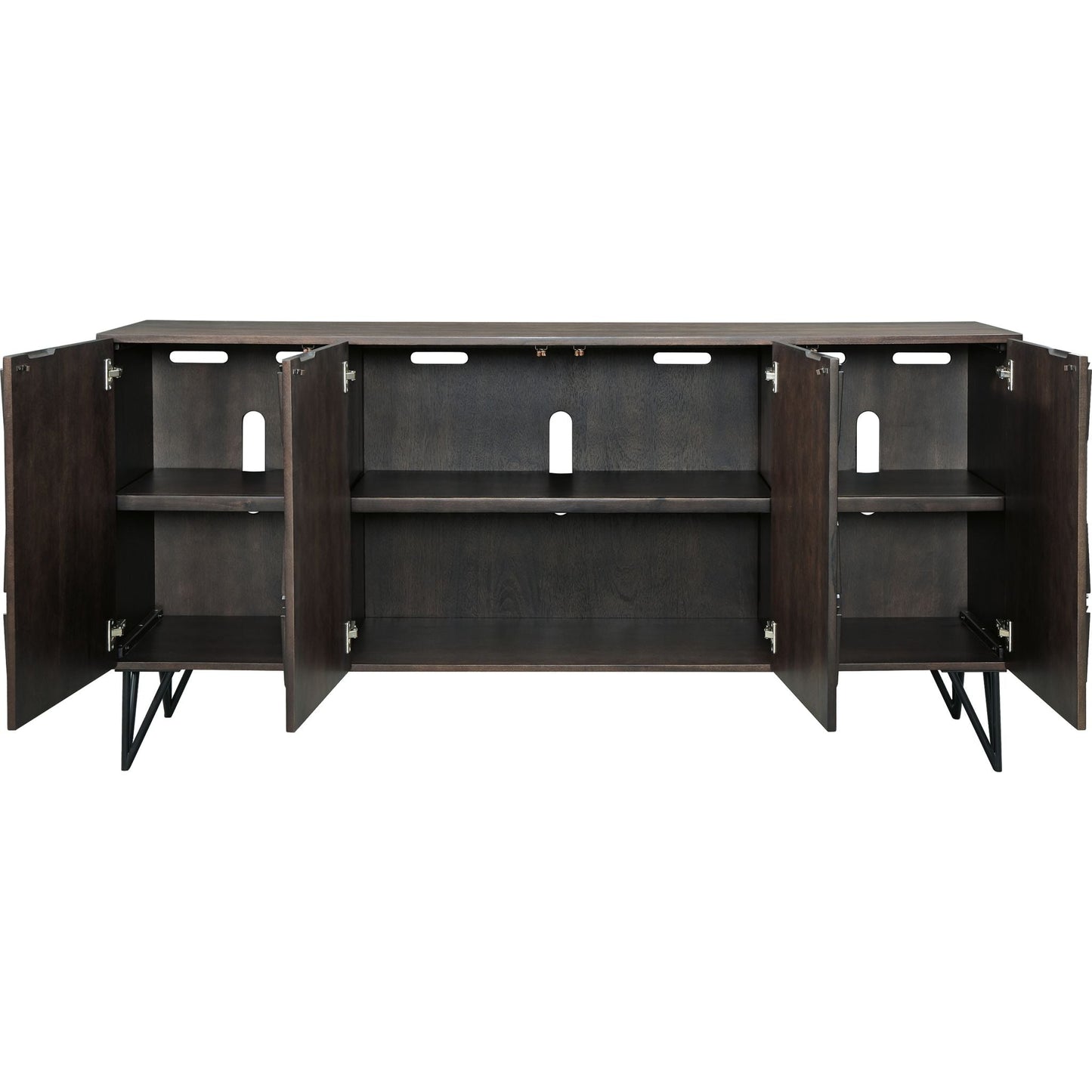 Meuble TV Chasinfield - Marron foncé