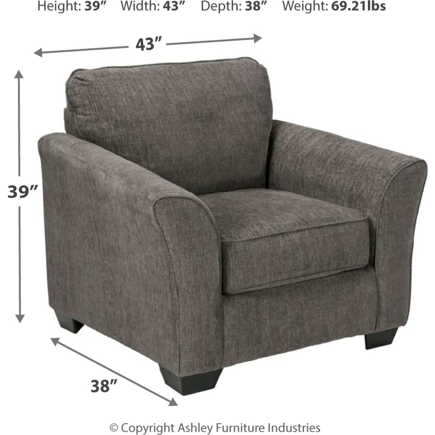 Chaise Brise - Ardoise