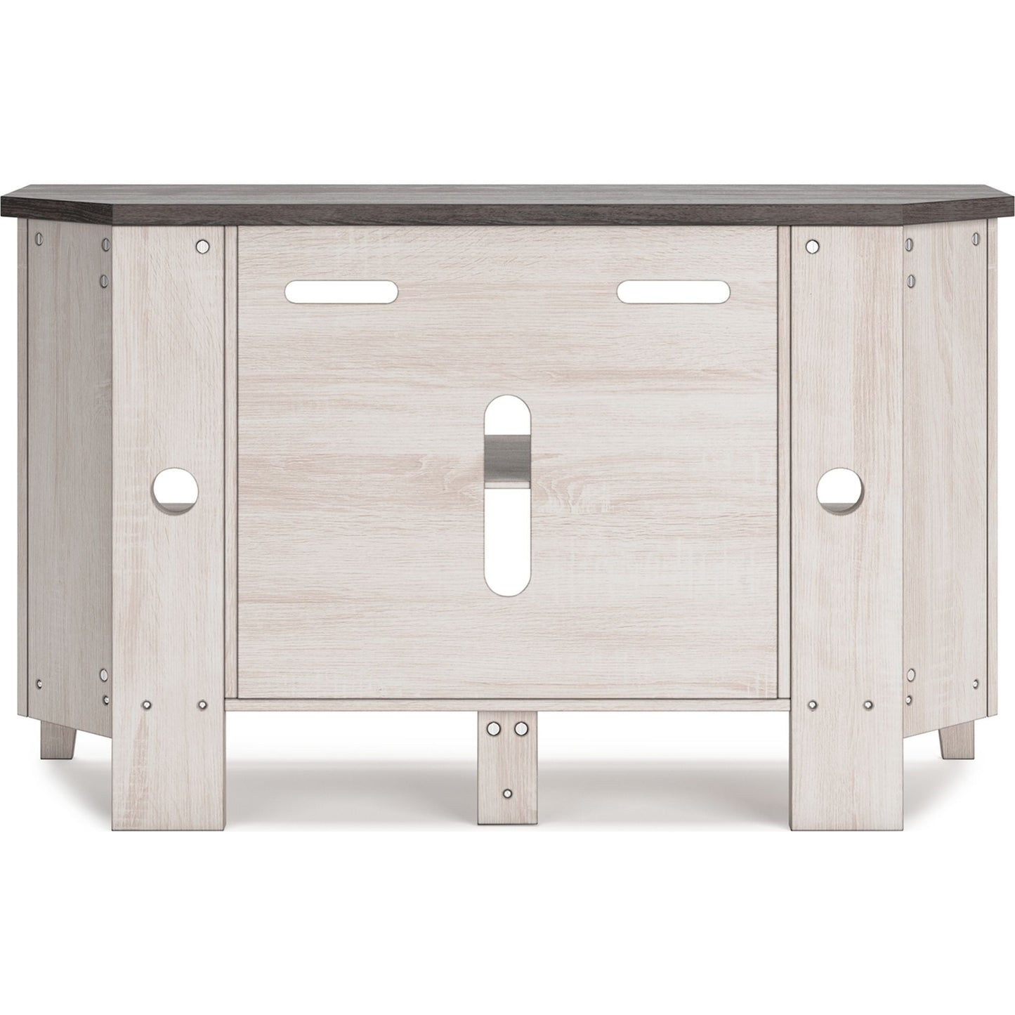 Meuble TV d'angle Dorrinson - Bicolore