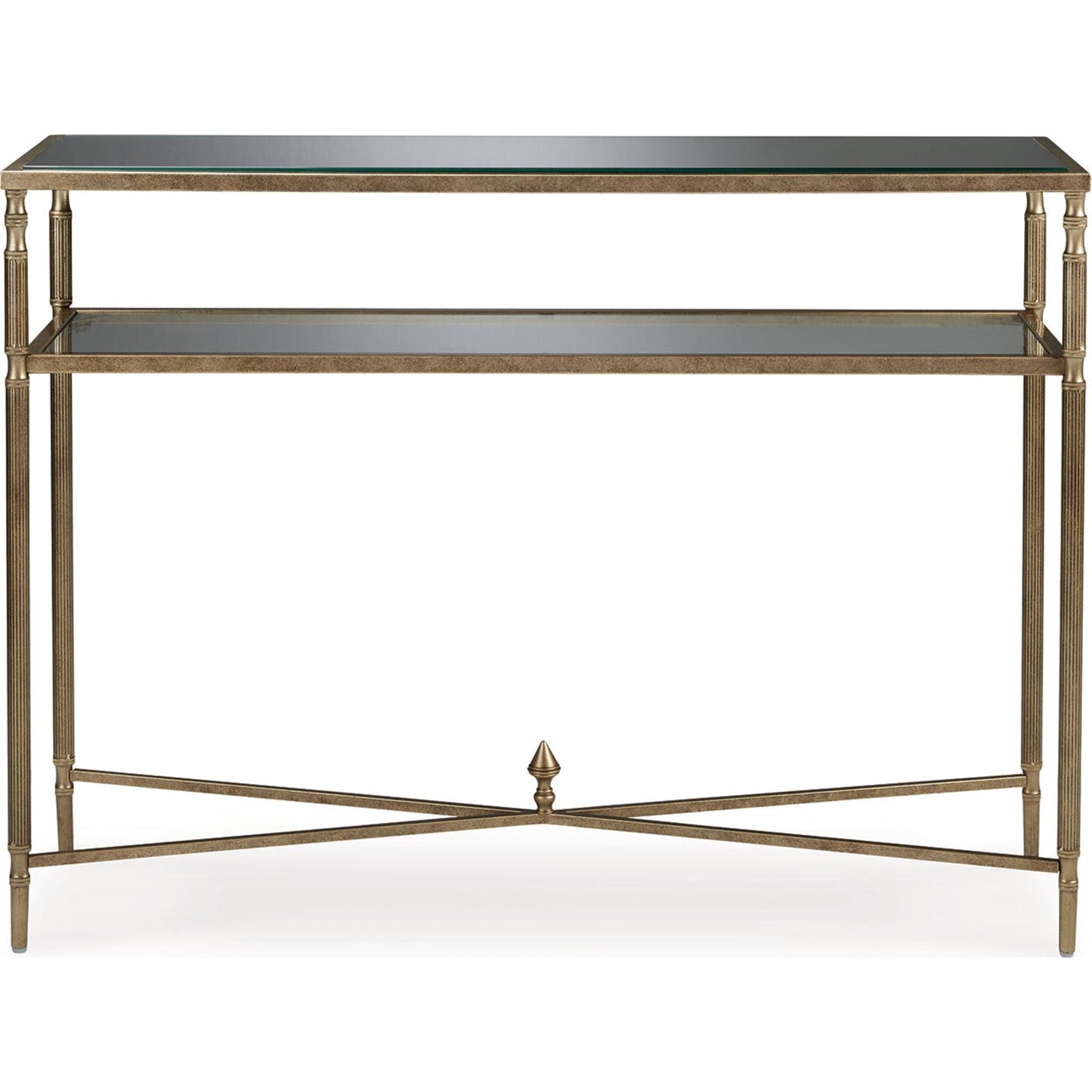 Table basse Cloverty - Finition or vieilli