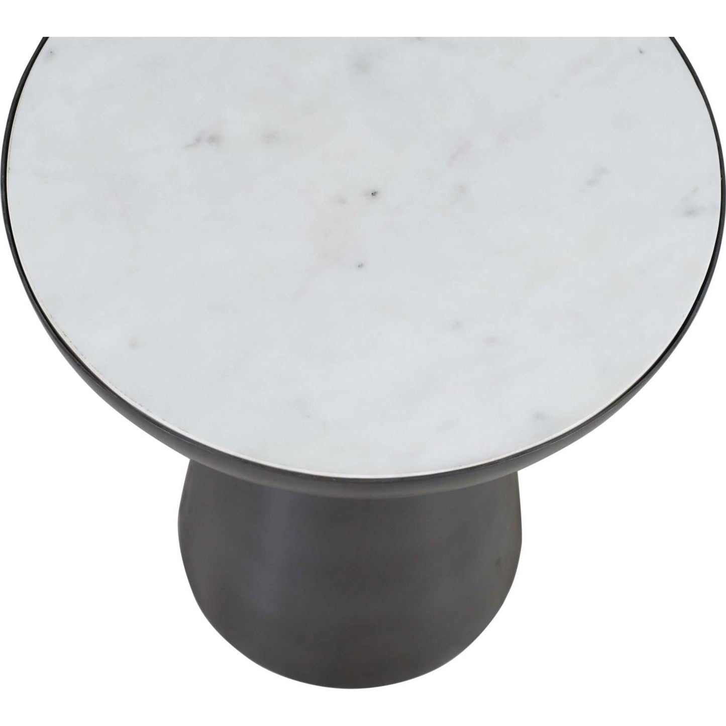 Table d'appoint Circularity - Blanc et bronze