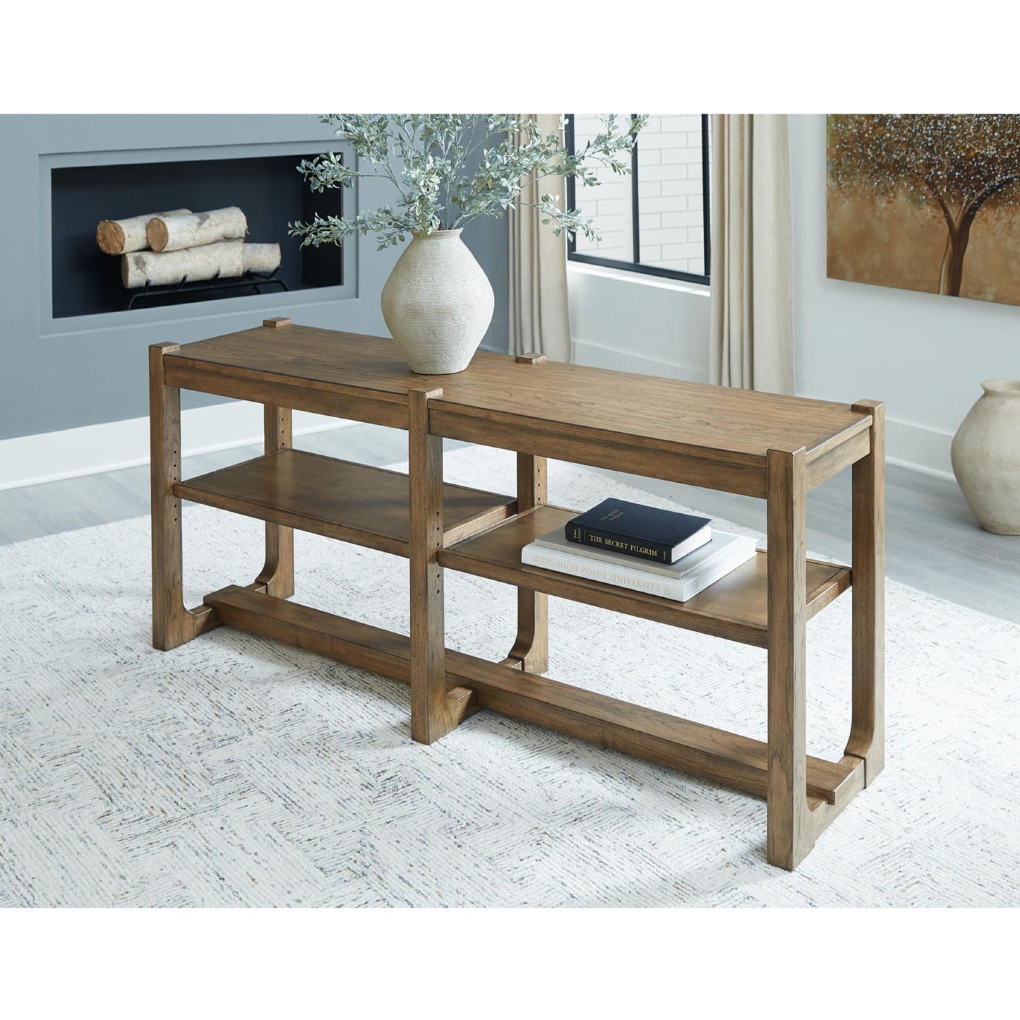Table basse Cabalynn - Marron clair