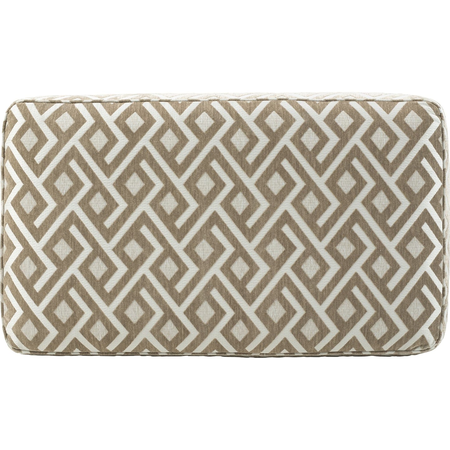 Pouf d'appoint surdimensionné Dovemont - Mastic