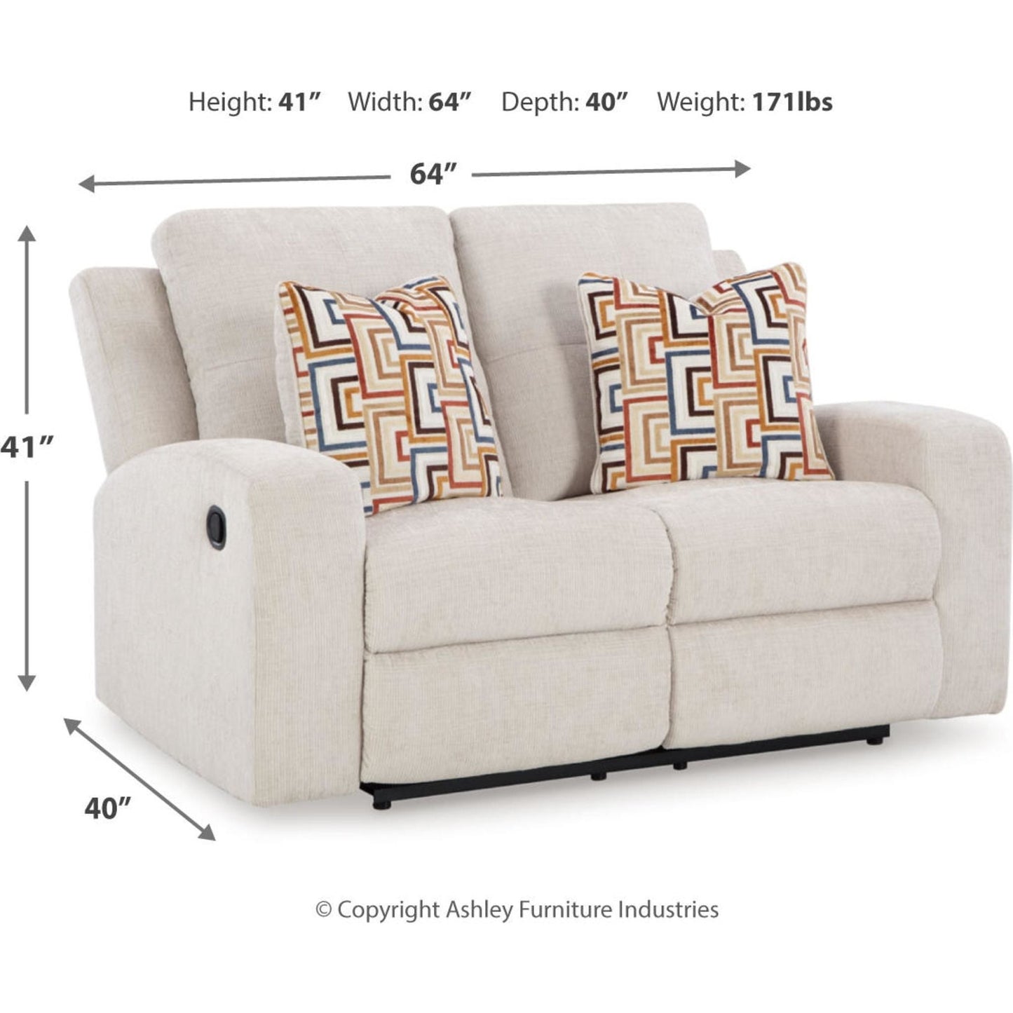 Causeuse inclinable Danum
