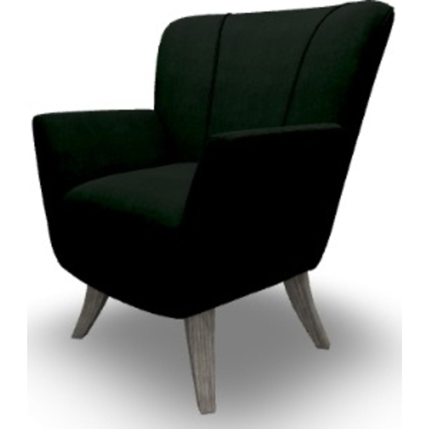 Fauteuil d'appoint Bethany - Fumée