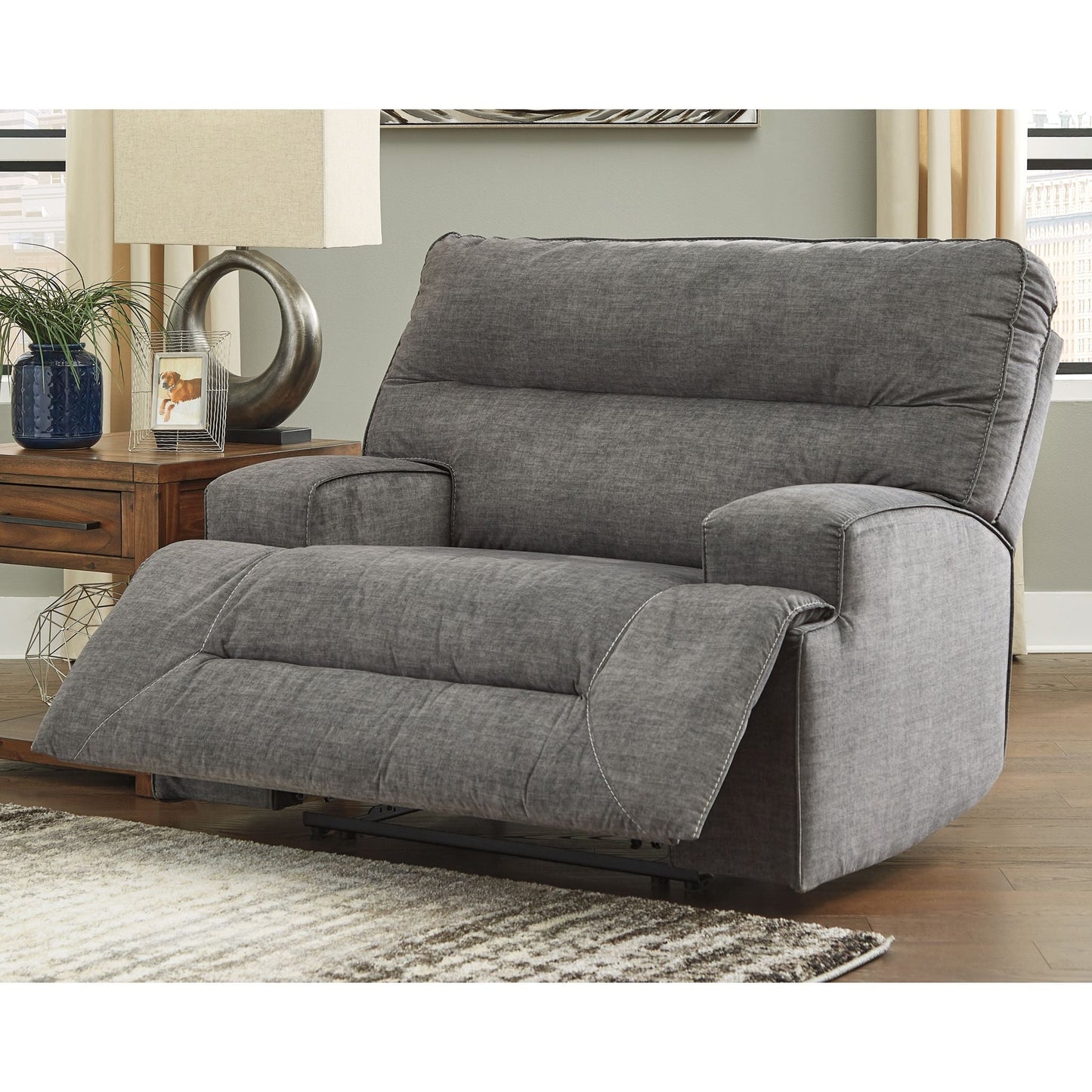 Fauteuil inclinable Coombs à assise large - Anthracite