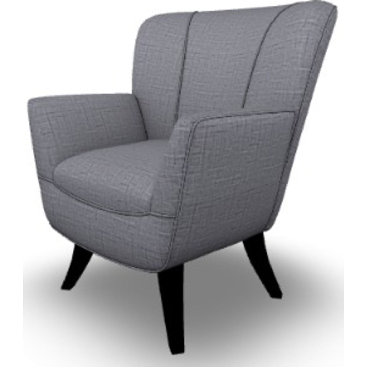 Fauteuil d'appoint Bethany - Gris
