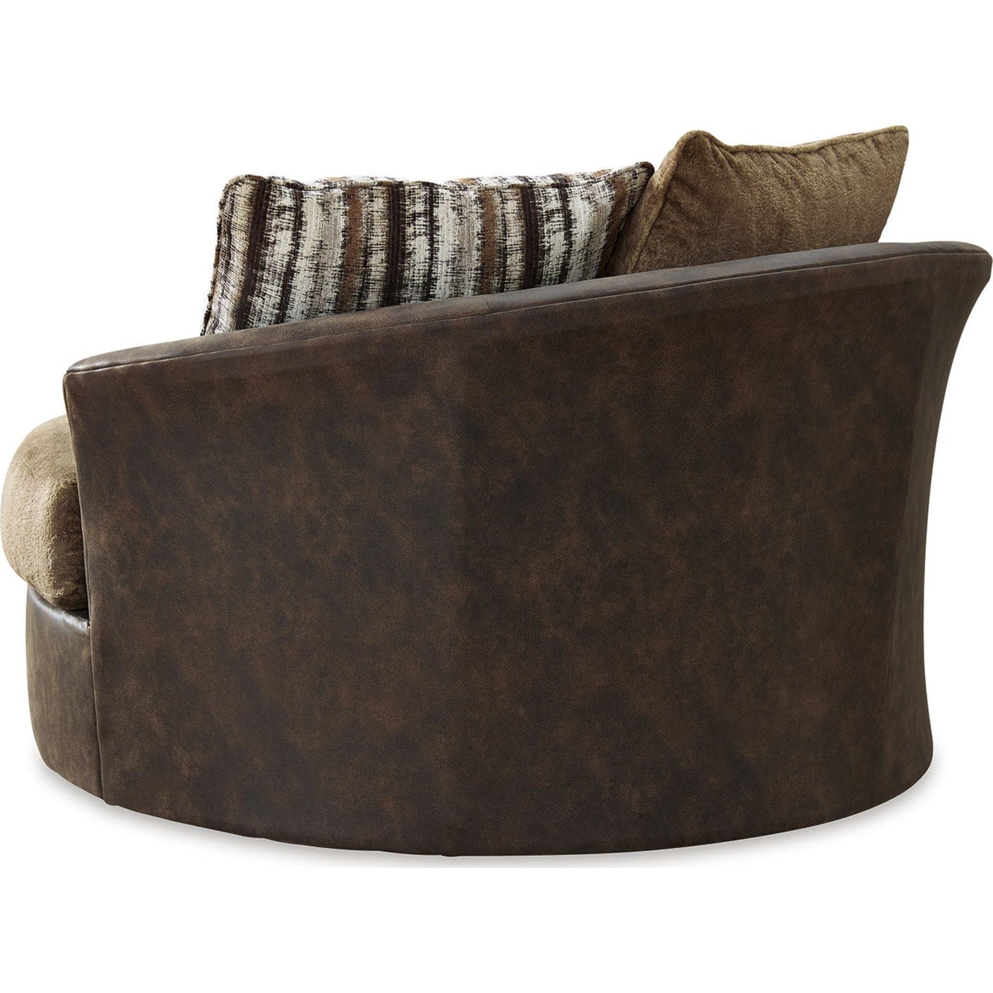 Chaise pivotante Alesbury - Chocolat