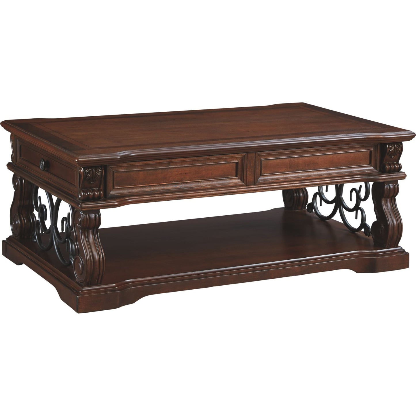 Table basse Alymere - Brun rustique