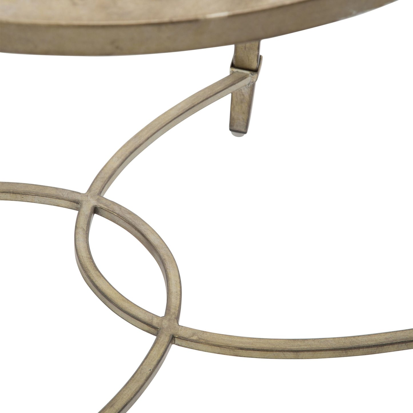 Table de Bout Copia - Argent Antique