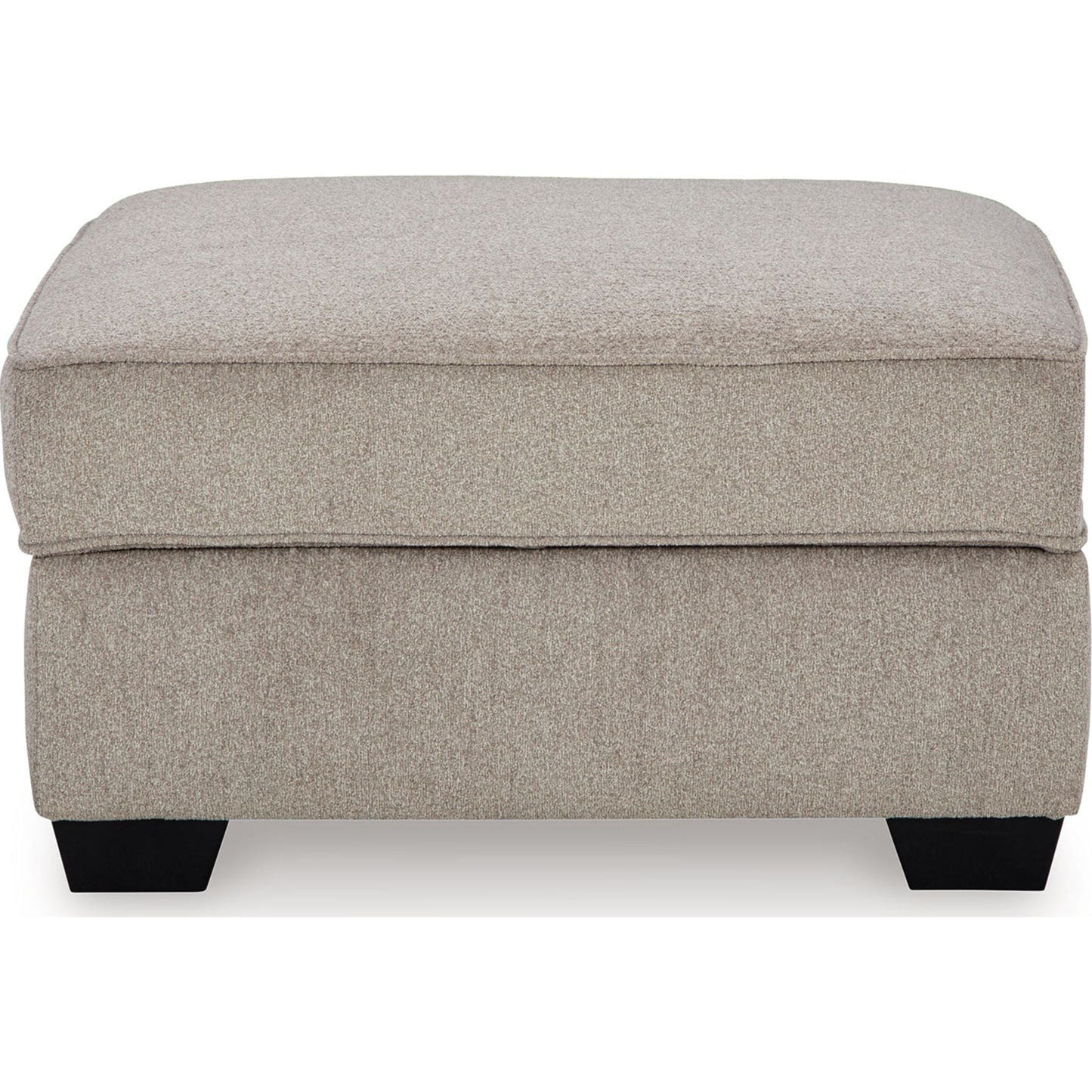 Pouf de rangement Claireah - Terre d'ombre