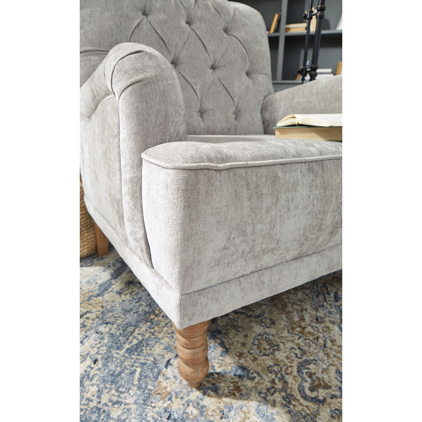 Fauteuil d'appoint Dinara - Gris tourterelle