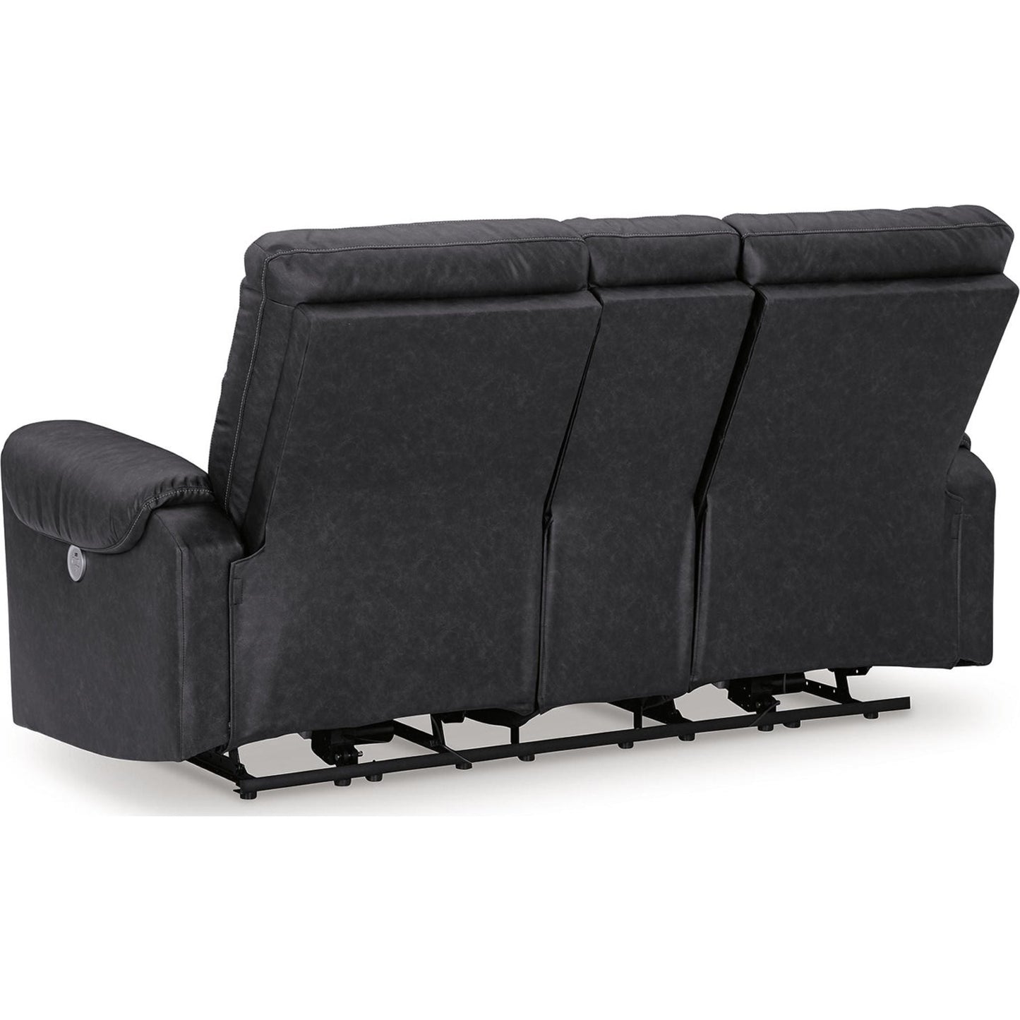Causeuse inclinable électrique Axtellton avec console - Carbone