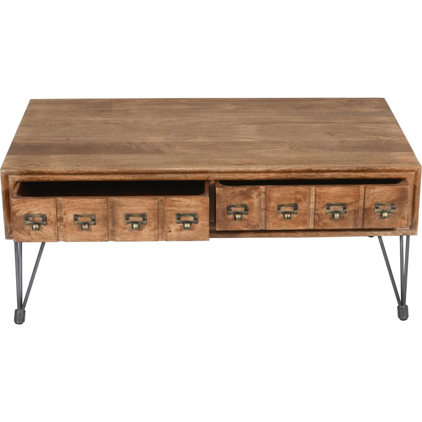 Table basse américaine vintage - Marron moyen