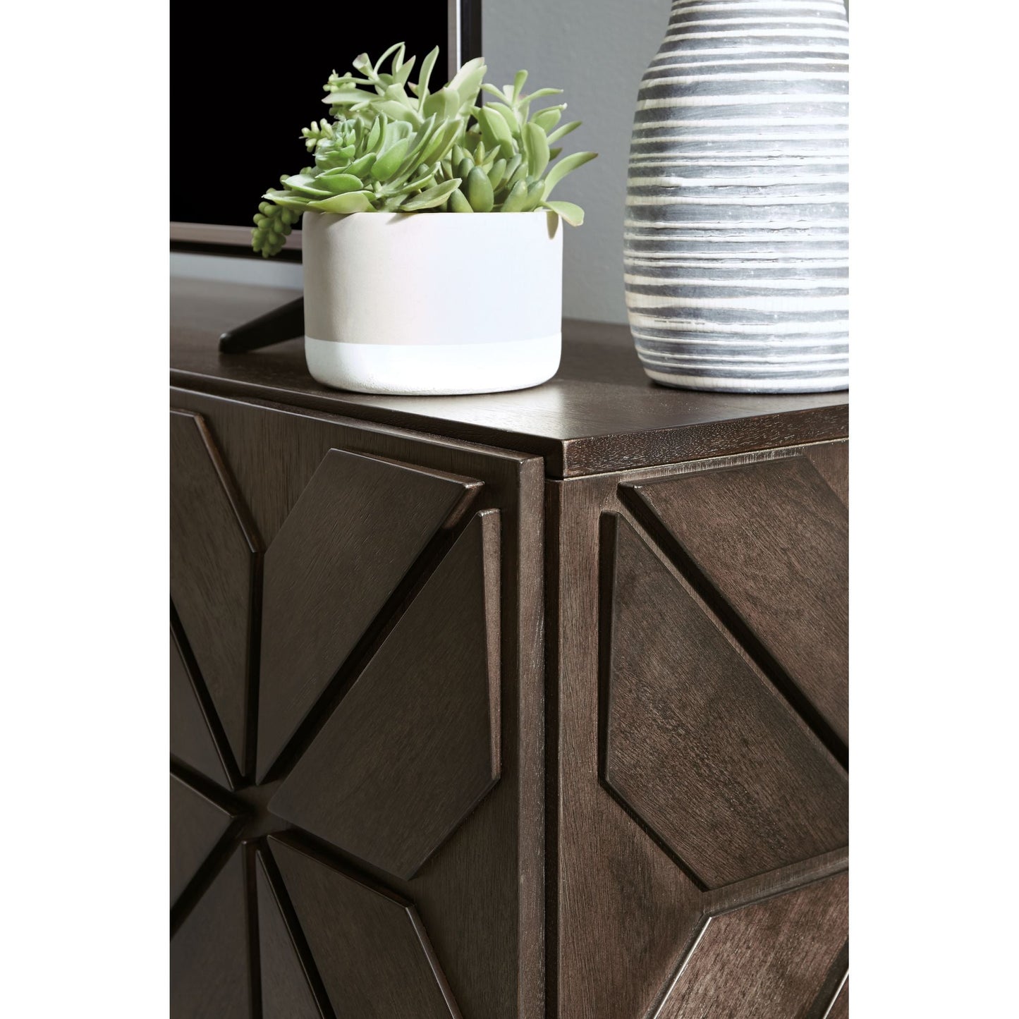 Meuble TV Chasinfield - Marron foncé