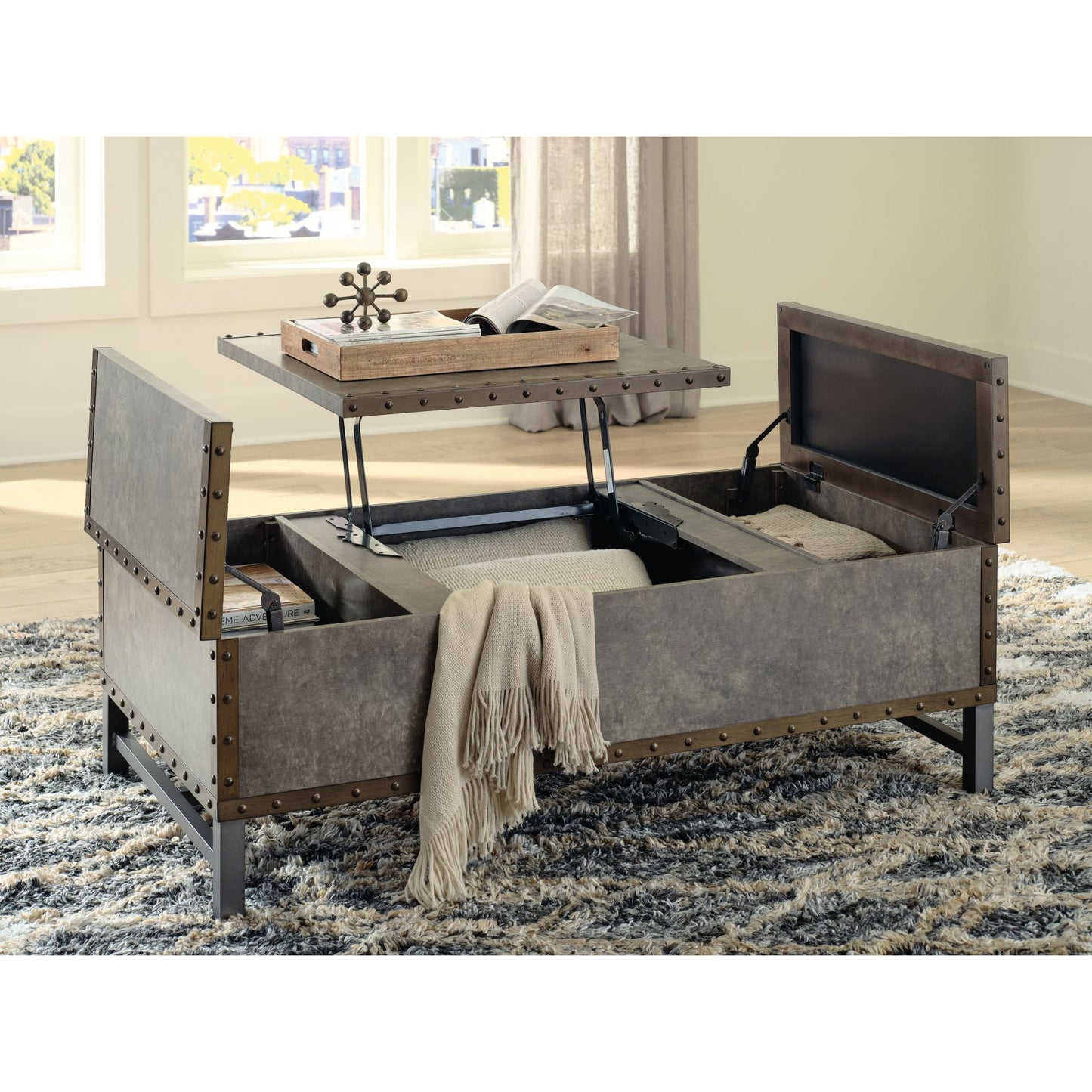 Table basse Derrylin - Marron