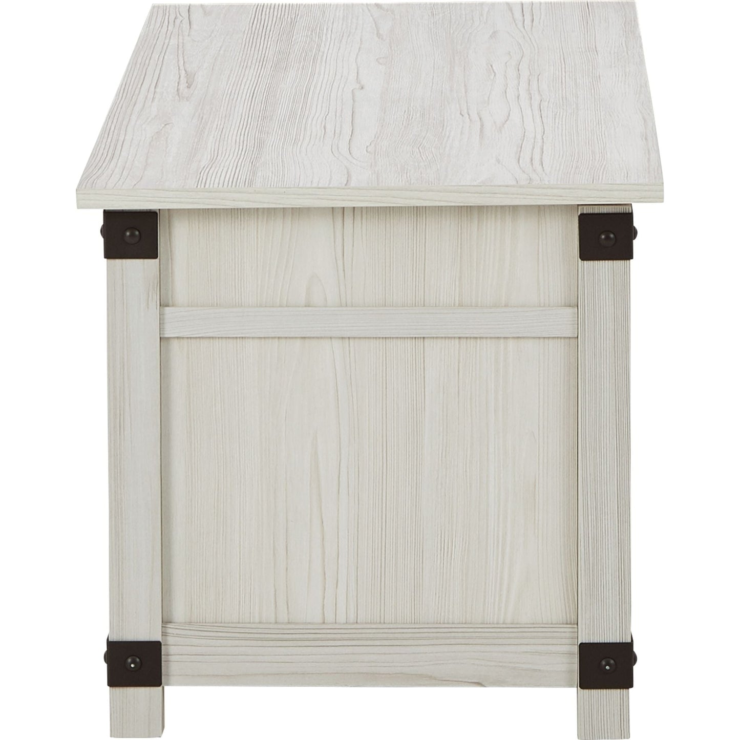 Table basse rectangulaire relevable Bayflynn - Blanchi à la chaux