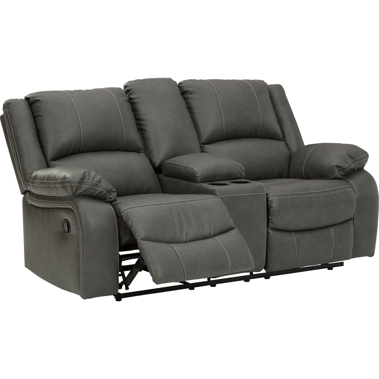 Causeuse inclinable avec console Calderwell - Gris
